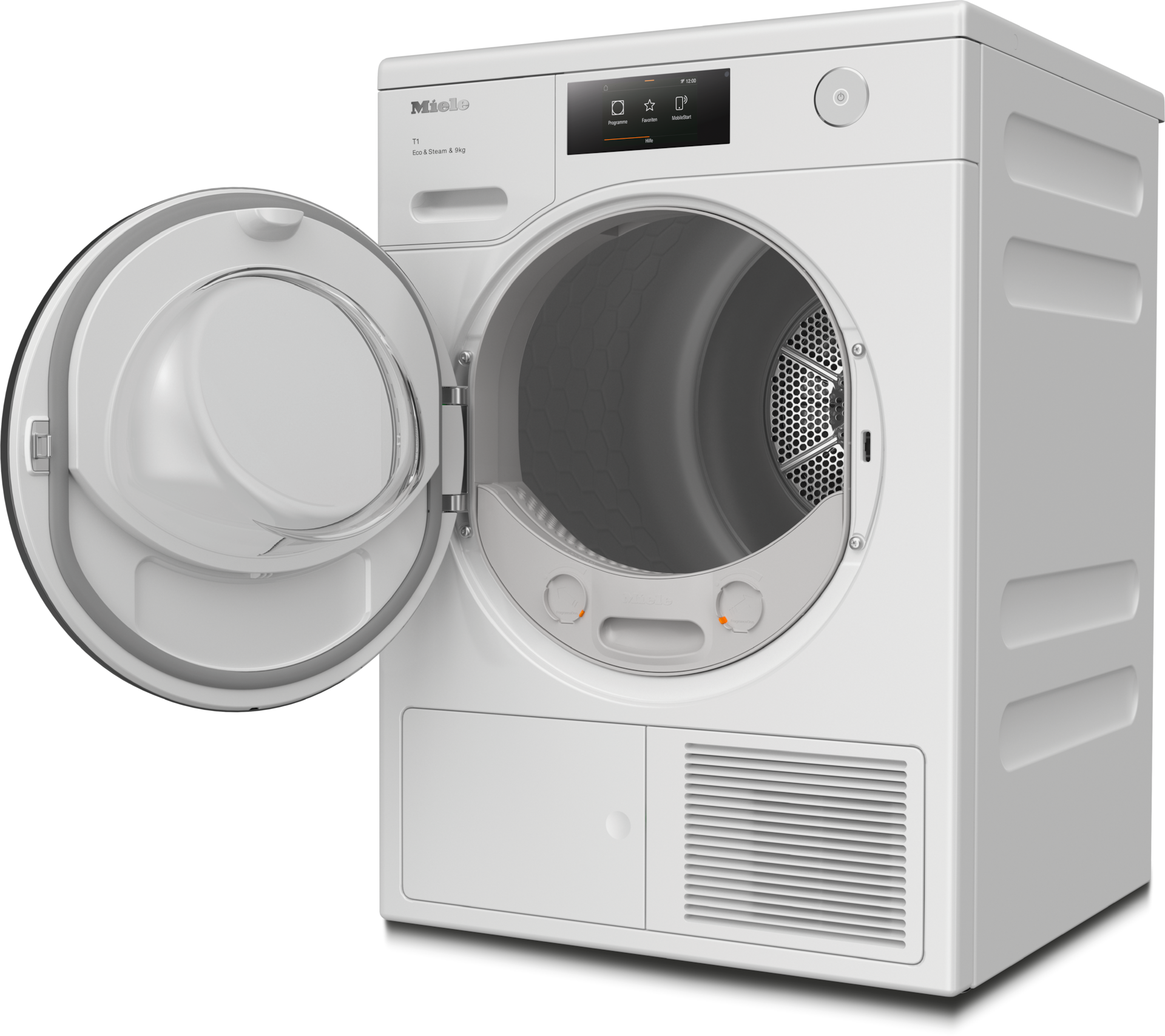 Sèche-linge - TCR780WP Eco&Steam&9kg Blanc lotus - 2