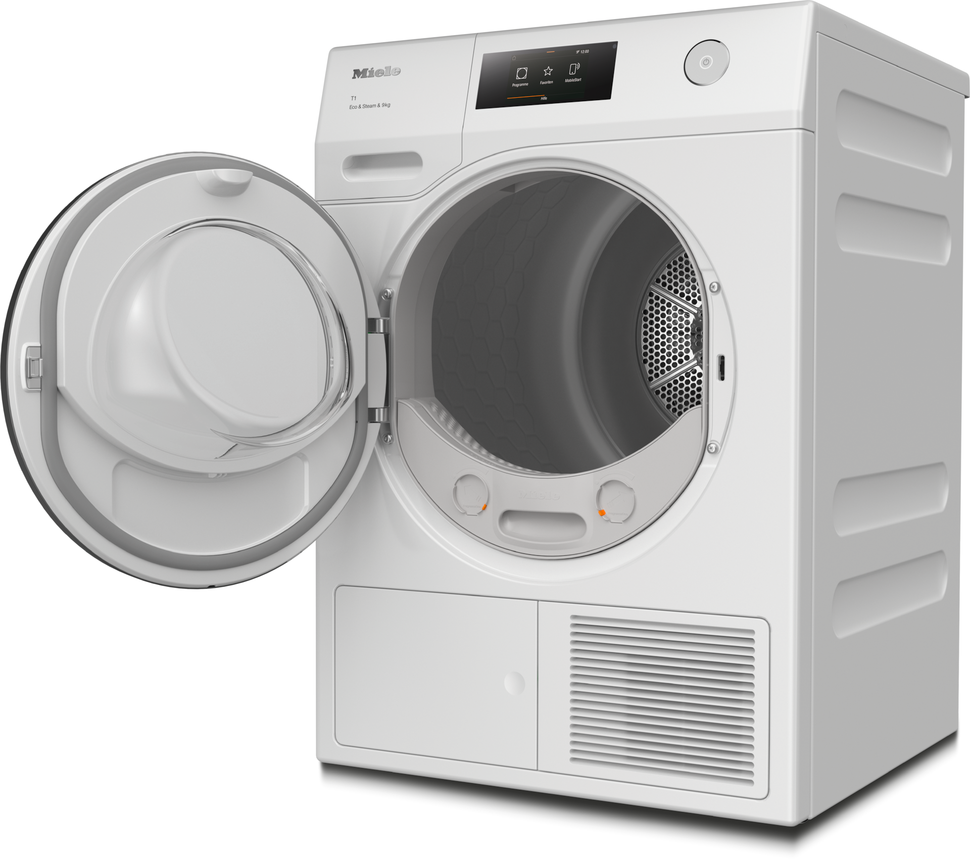 Sèche-linge - TCR790WP Eco&Steam&9kg Blanc lotus - 2