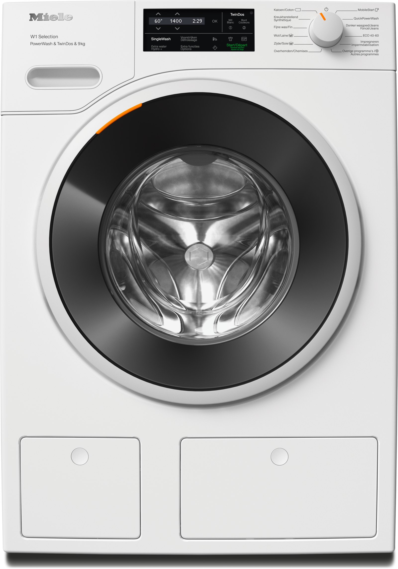 Lave-linge - WSI863 WCS PWash&TDos&9kg Blanc lotus - 1