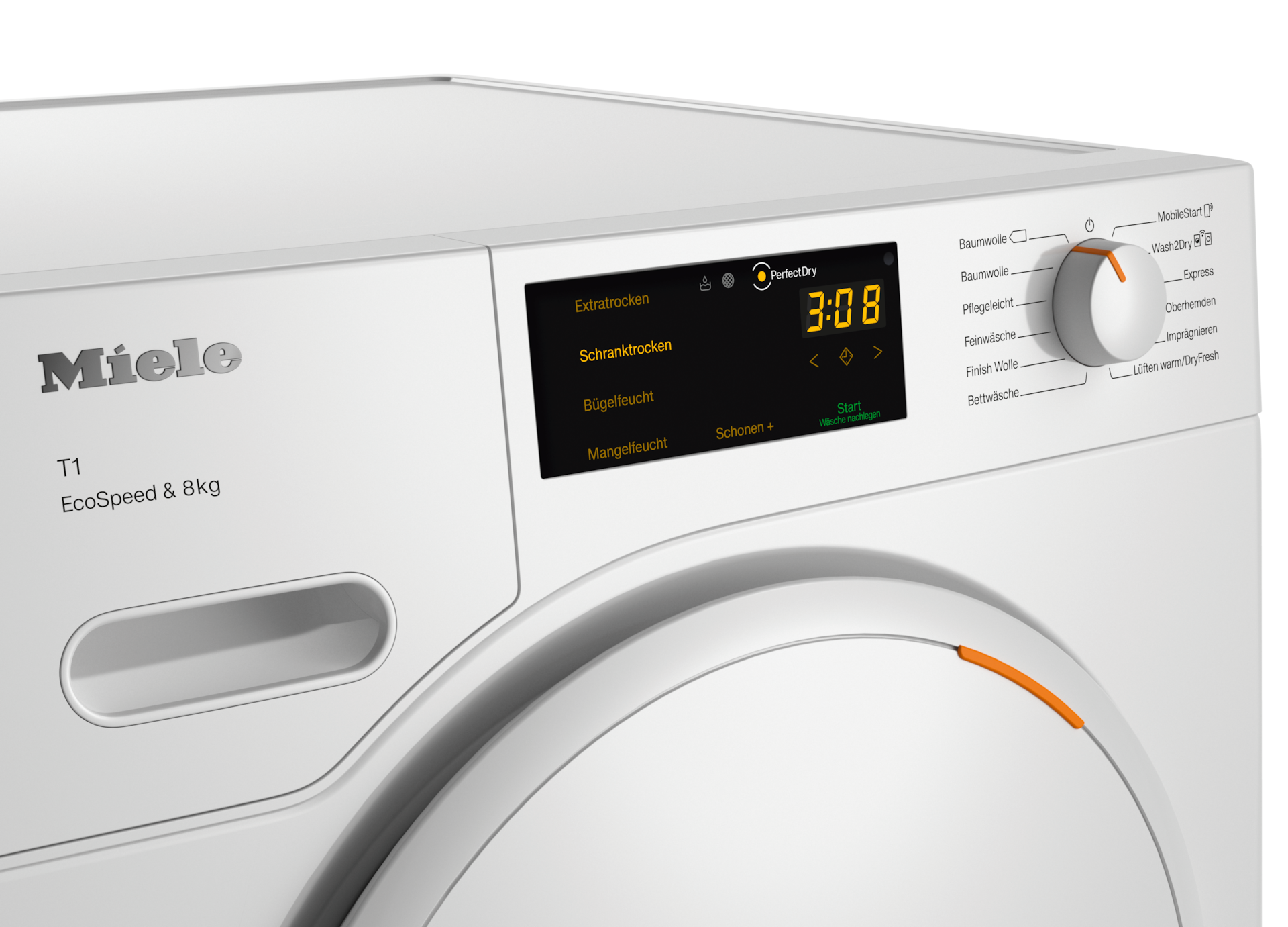 Sèche-linge - TWC560WP EcoSpeed&8kg Blanc lotus - 4