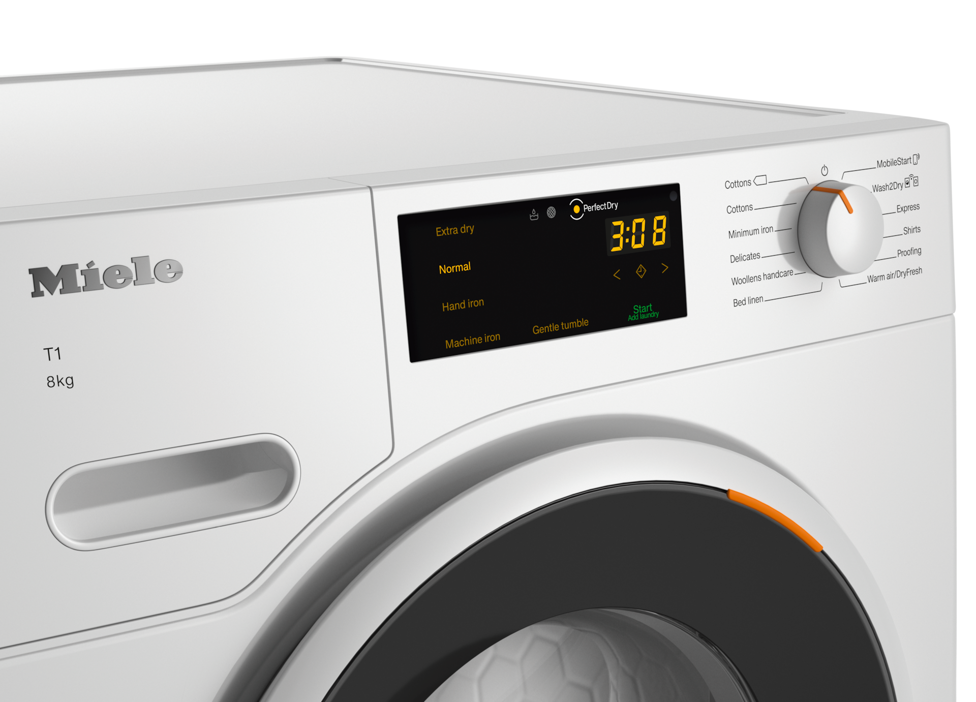 Tumble dryers - TWD260WP 8kg Lotus white - 4