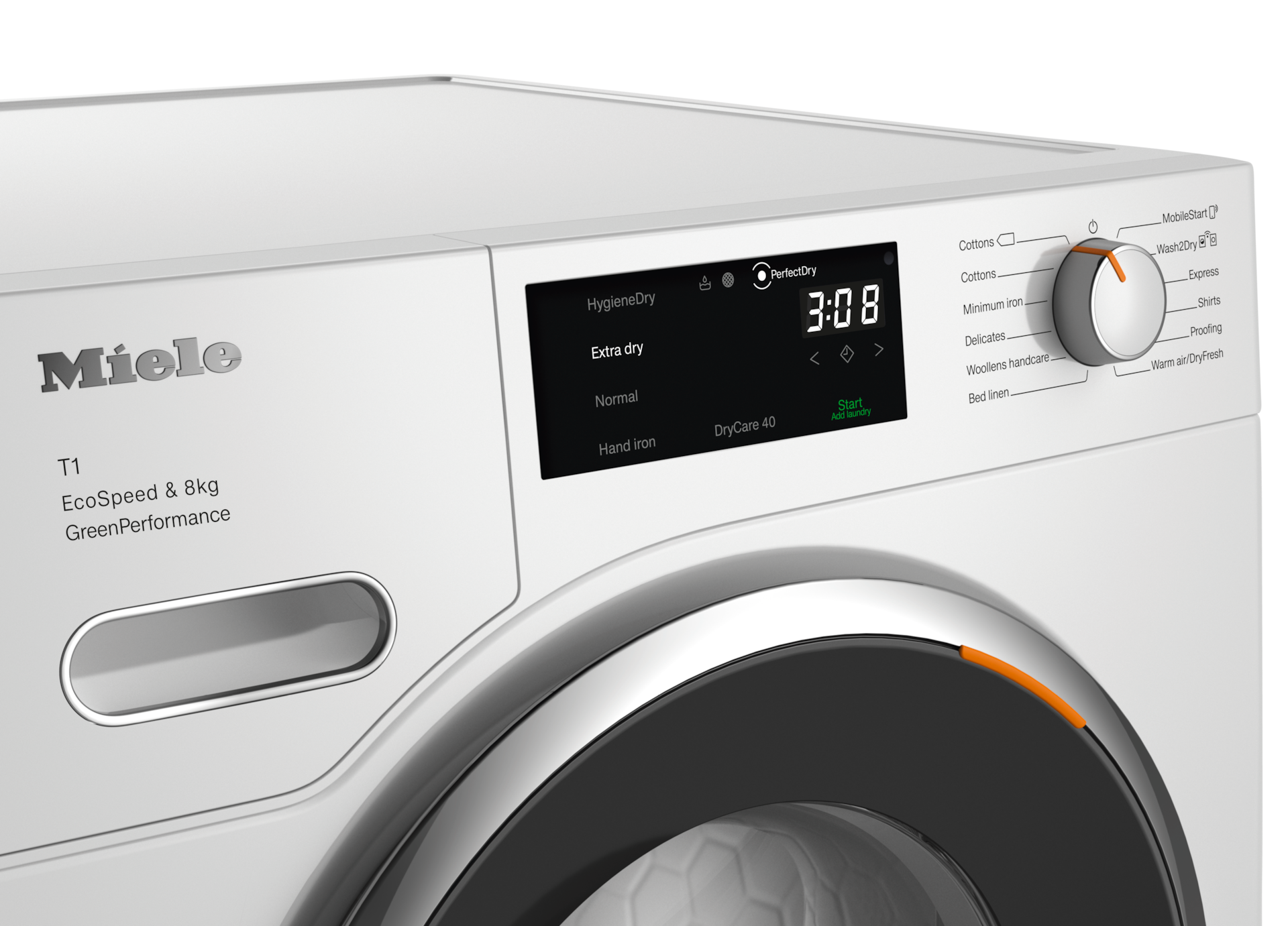 Tumble dryers - TWF760WP EcoSpeed&8kg Lotus white - 4