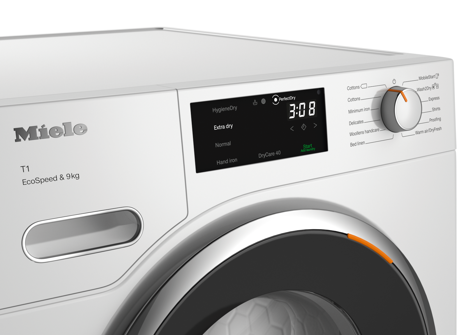 Tumble dryers - TWH780WP EcoSpeed&9kg Lotus white - 4