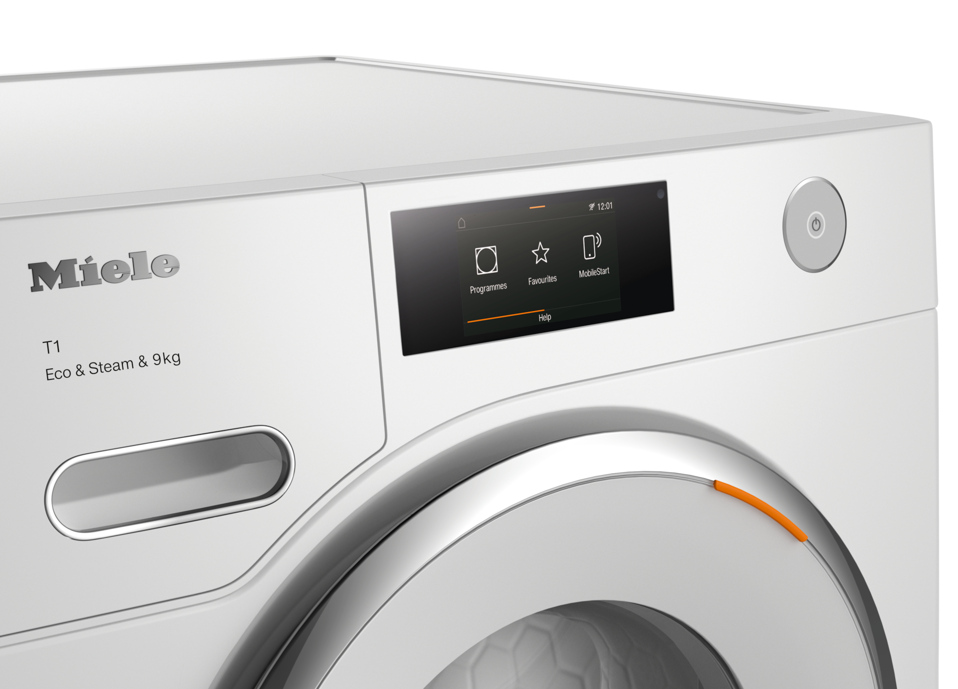 Tumble dryers - TWR780WP Eco&Steam&9kg Lotus white - 4