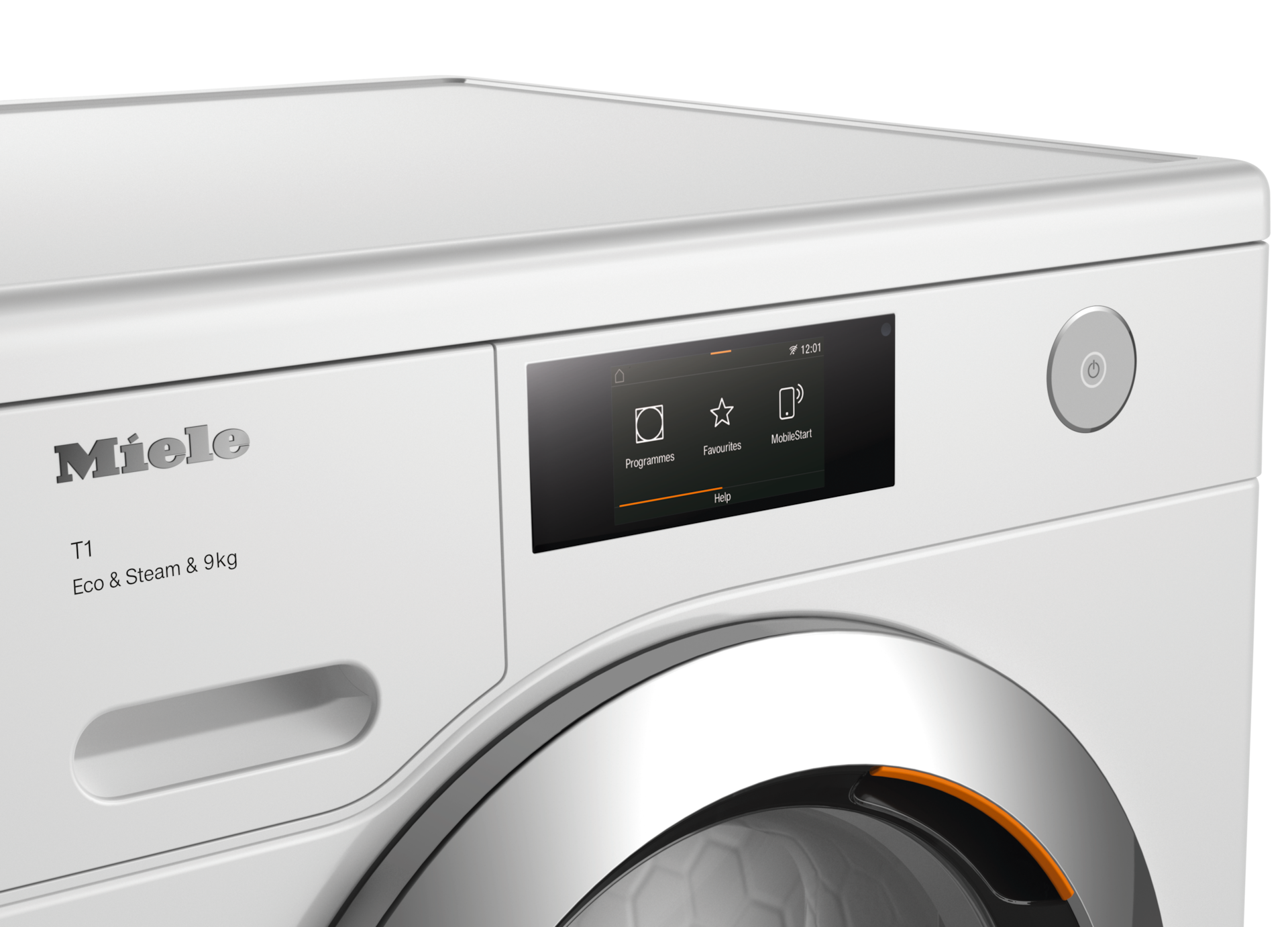 Tumble dryers - TCR780WP Eco&Steam&9kg Lotus white - 4