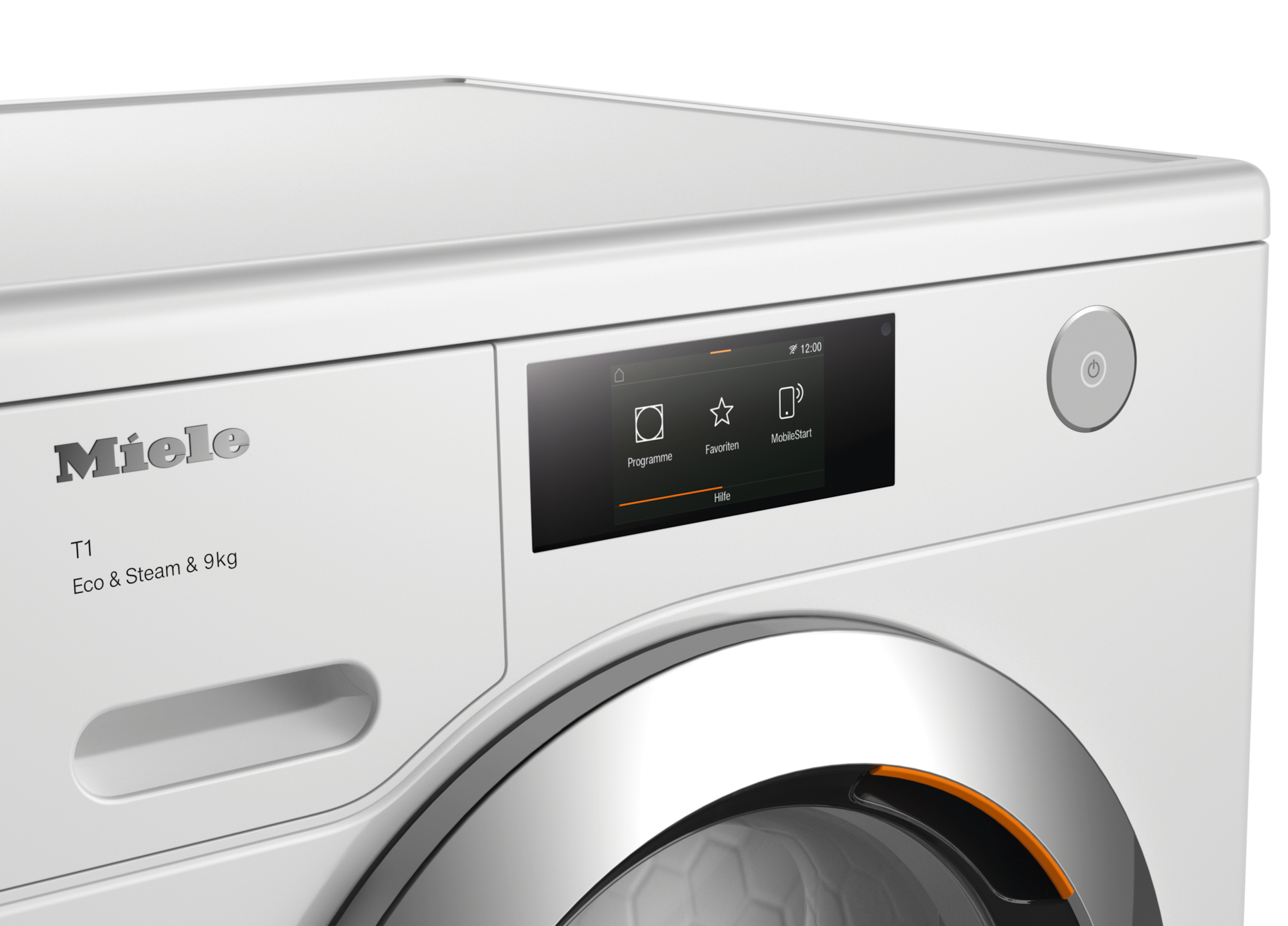 Sèche-linge - TCR780WP Eco&Steam&9kg Blanc lotus - 4