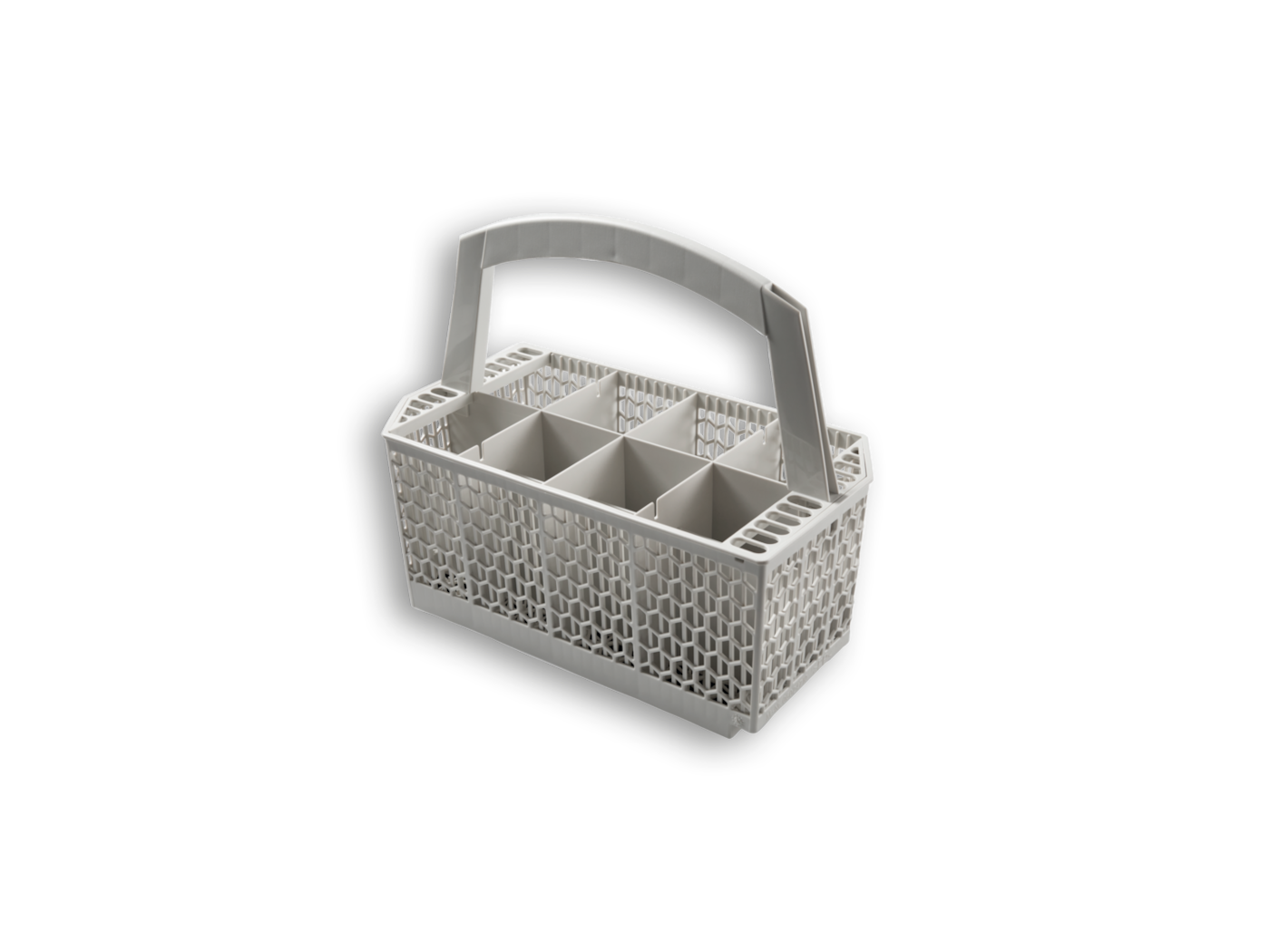 Miele Dishwasher Cutlery Basket - Spare Part 06024710 product photo Back View ZOOM