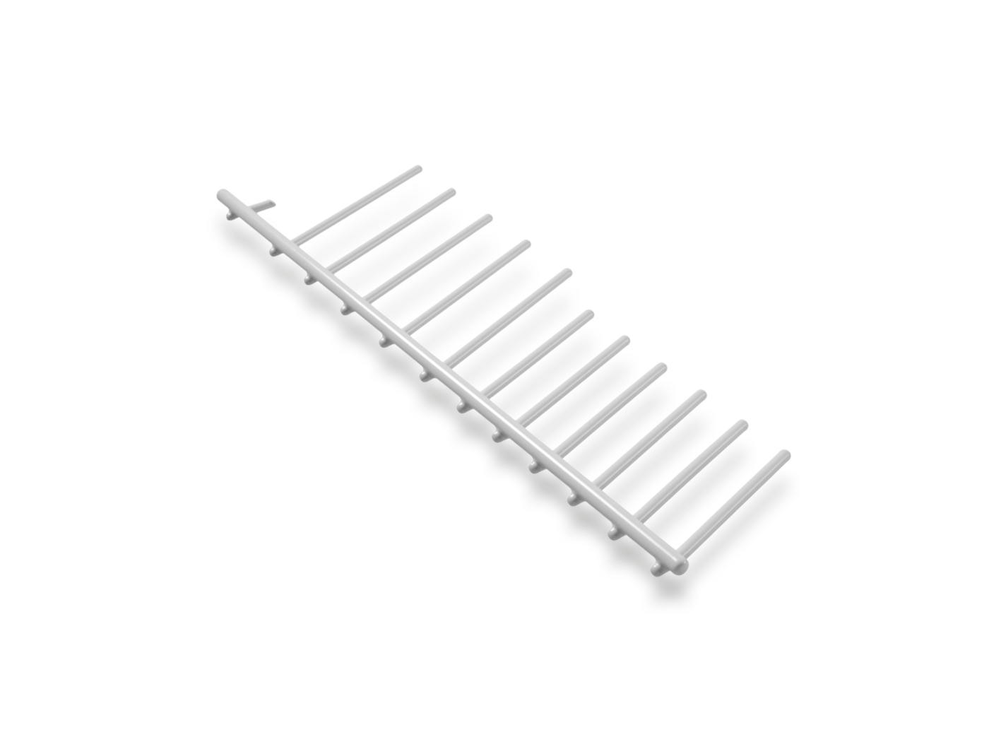 Miele Dishwasher Row of spikes - Spare Part 07506610 product photo Back View ZOOM