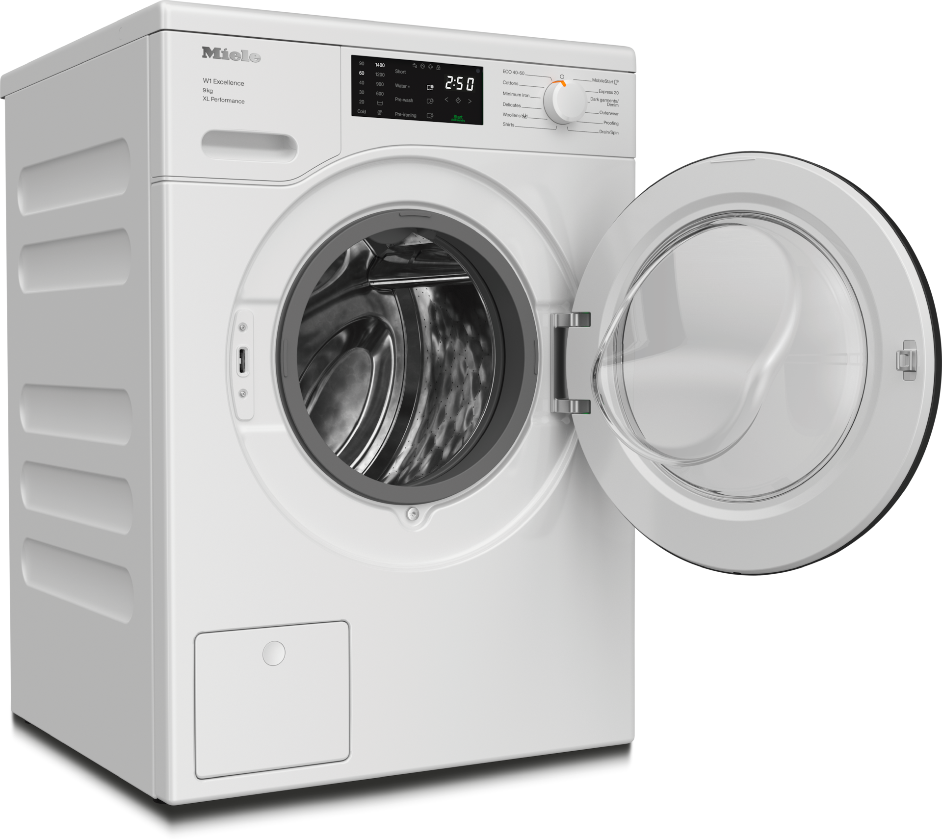 Washing machines - WED164 WCS 9kg Lotus white - 2