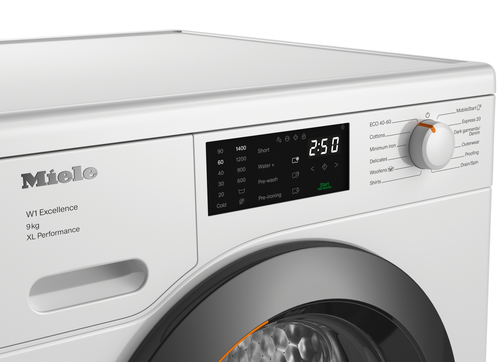 Washing machines - WED164 WCS 9kg Lotus white - 4