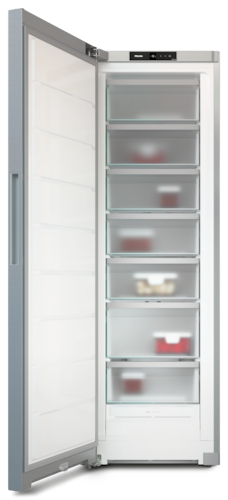 FNS 4382 EDT CS Freestanding freezer product photo Front View4 L