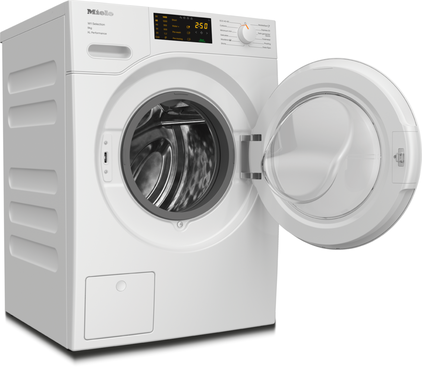 9kg skalbimo mašina su CapDosing funkcija ir WiFi (WSD164 WCS) product photo Front View ZOOM