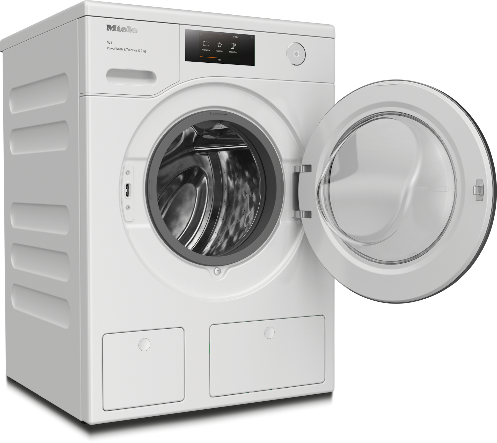 Lave-linge - WCR860WPS PWash2.0&TDosXL&WiFi Blanc lotus - 2