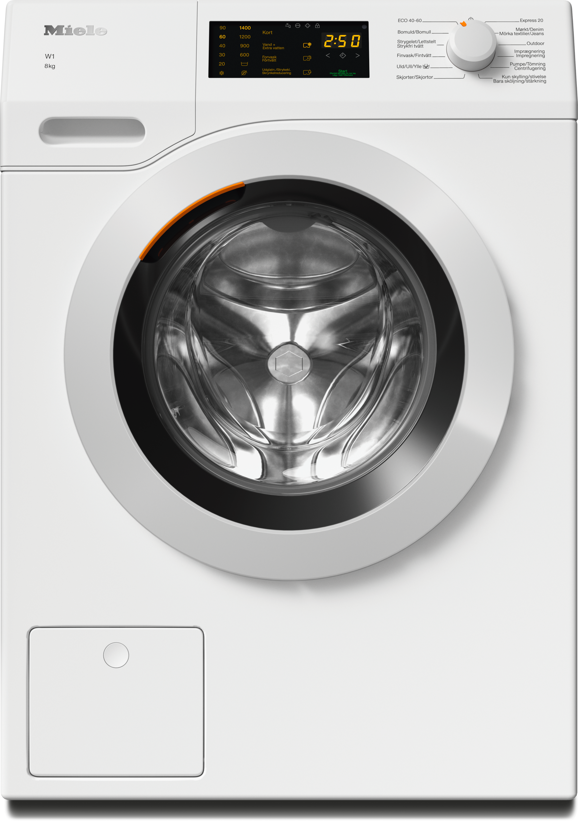 Vaskemaskiner - WCD030 WCS 8kg Lotushvid - 1