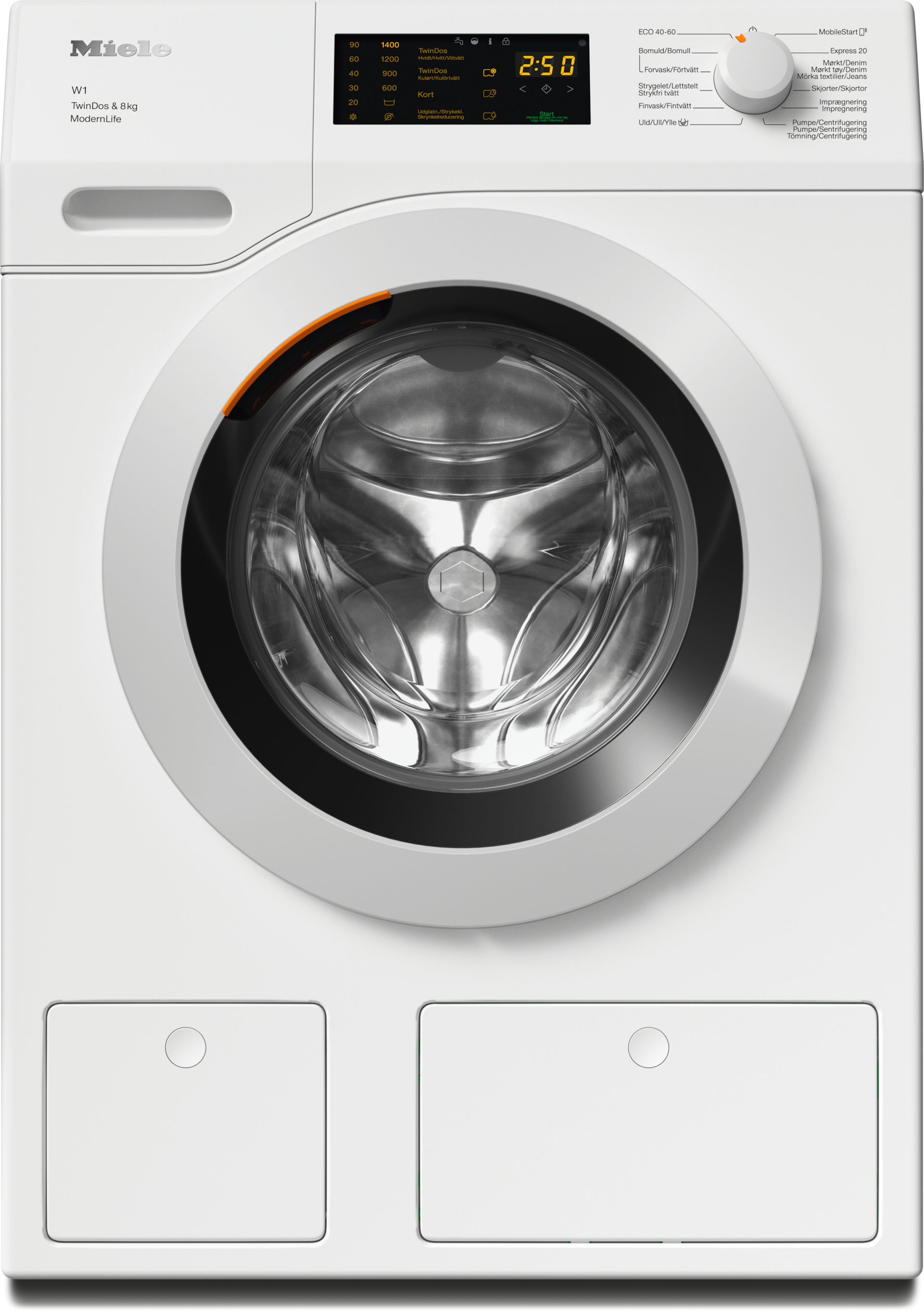 Tvättmaskiner - WCD670 WCS TDos&8kg Lotusvit - 1