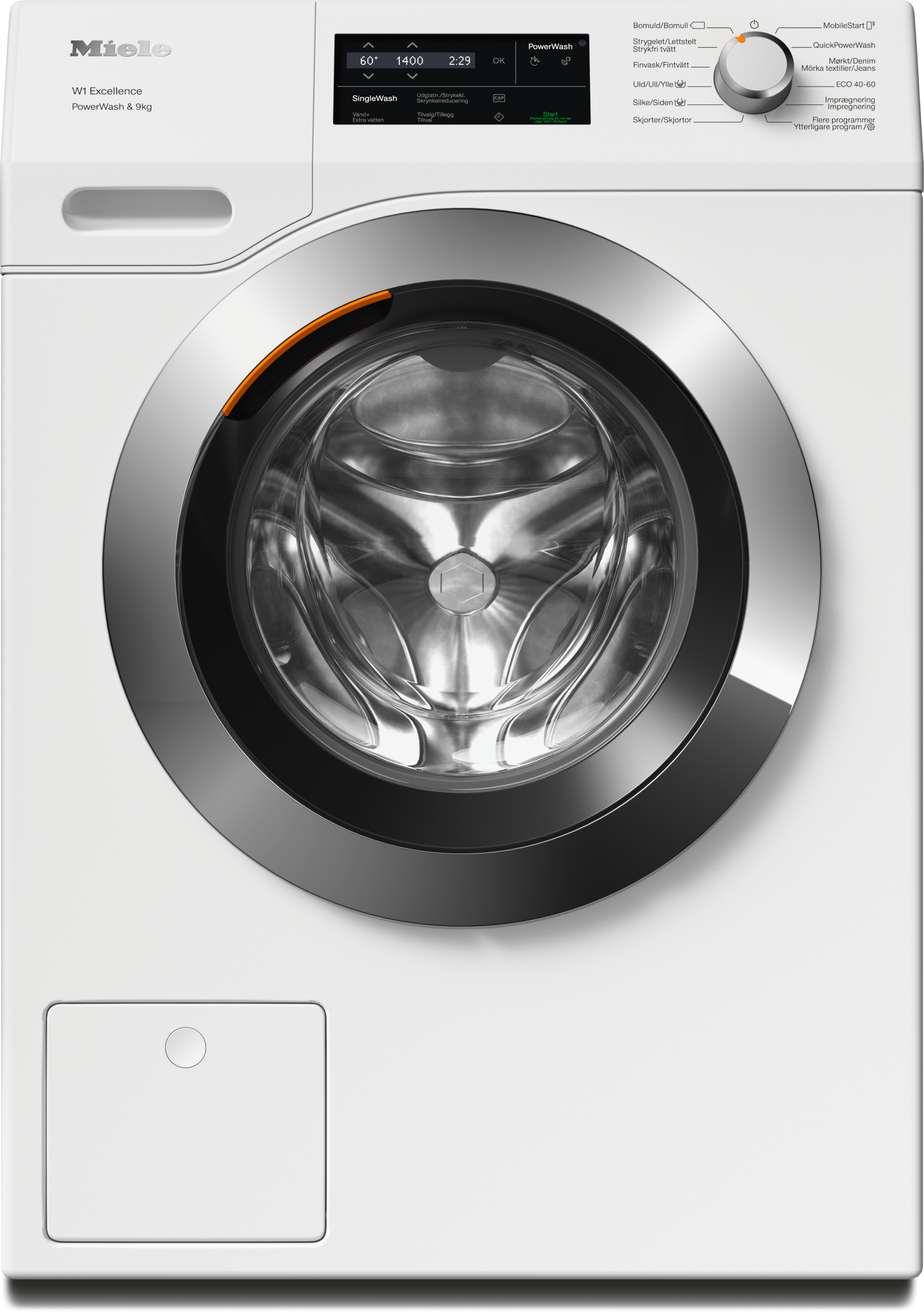Tvättmaskiner - WEG375 WCS PWash&9kg Lotusvit - 1