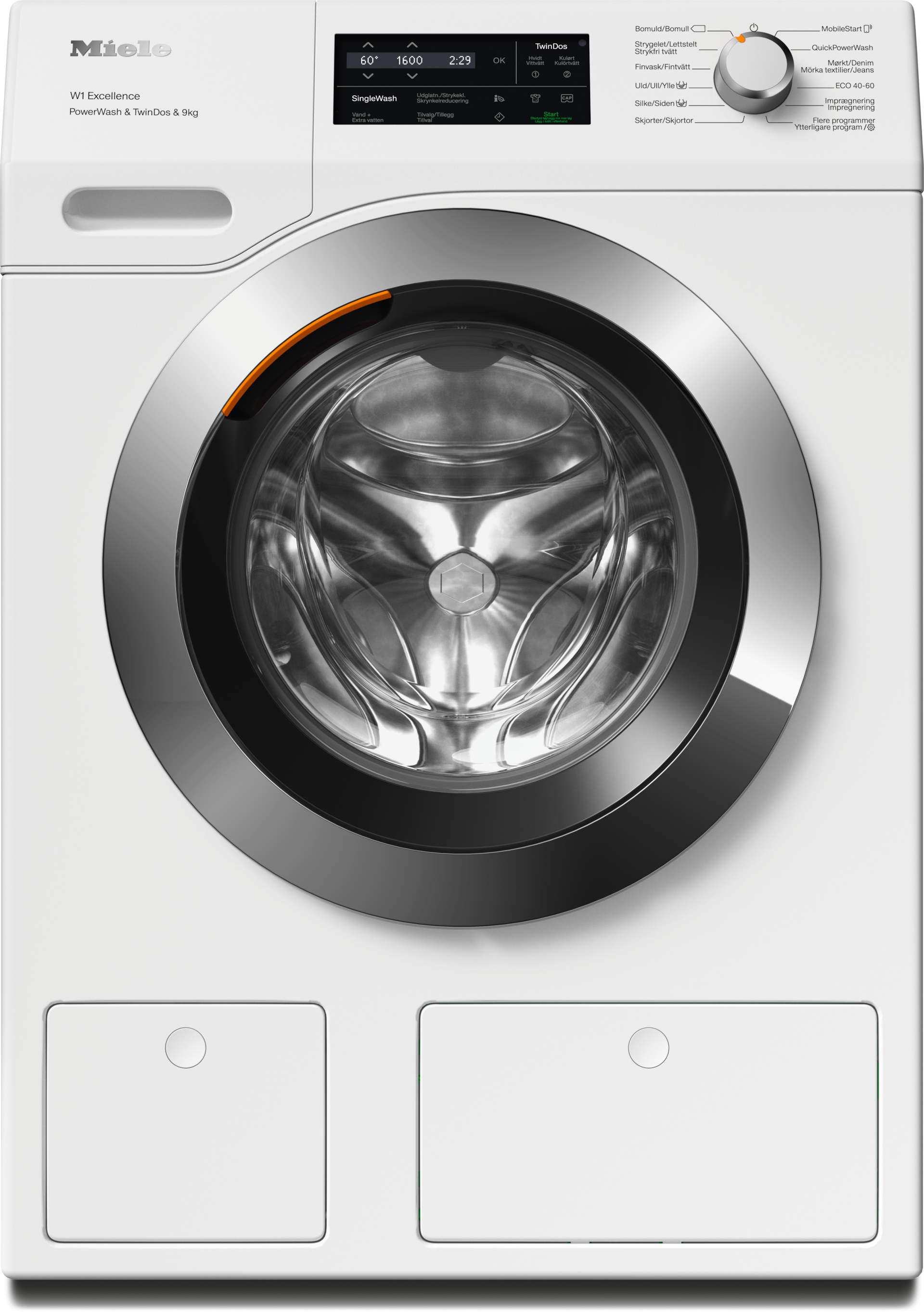 Tvättmaskiner - WEI875 WCS PWash&TDos&9kg Lotusvit - 1