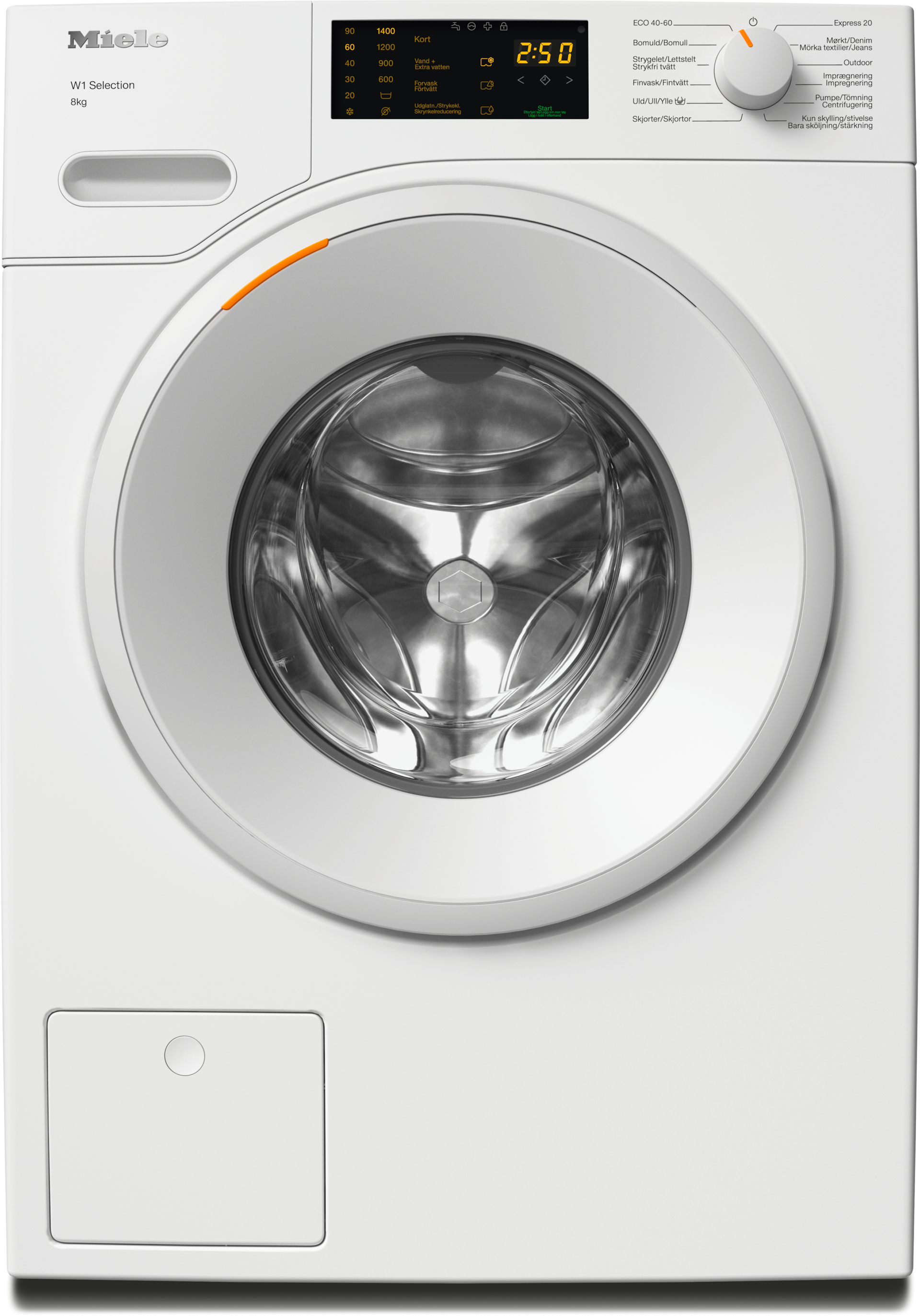 Vaskemaskiner - WSD023 WCS 8kg Lotushvid - 1
