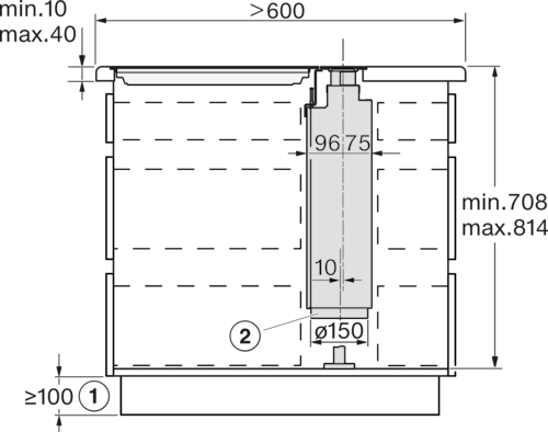DAD 4941 Downdraft extractor product photo Missing translation L