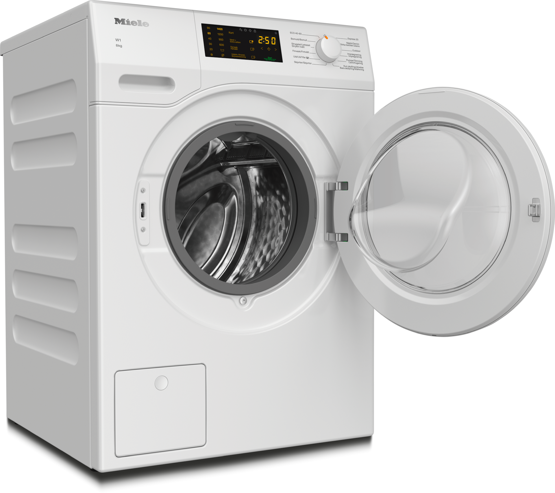 Vaskemaskiner - WCD030 WCS 8kg Lotushvit - 2