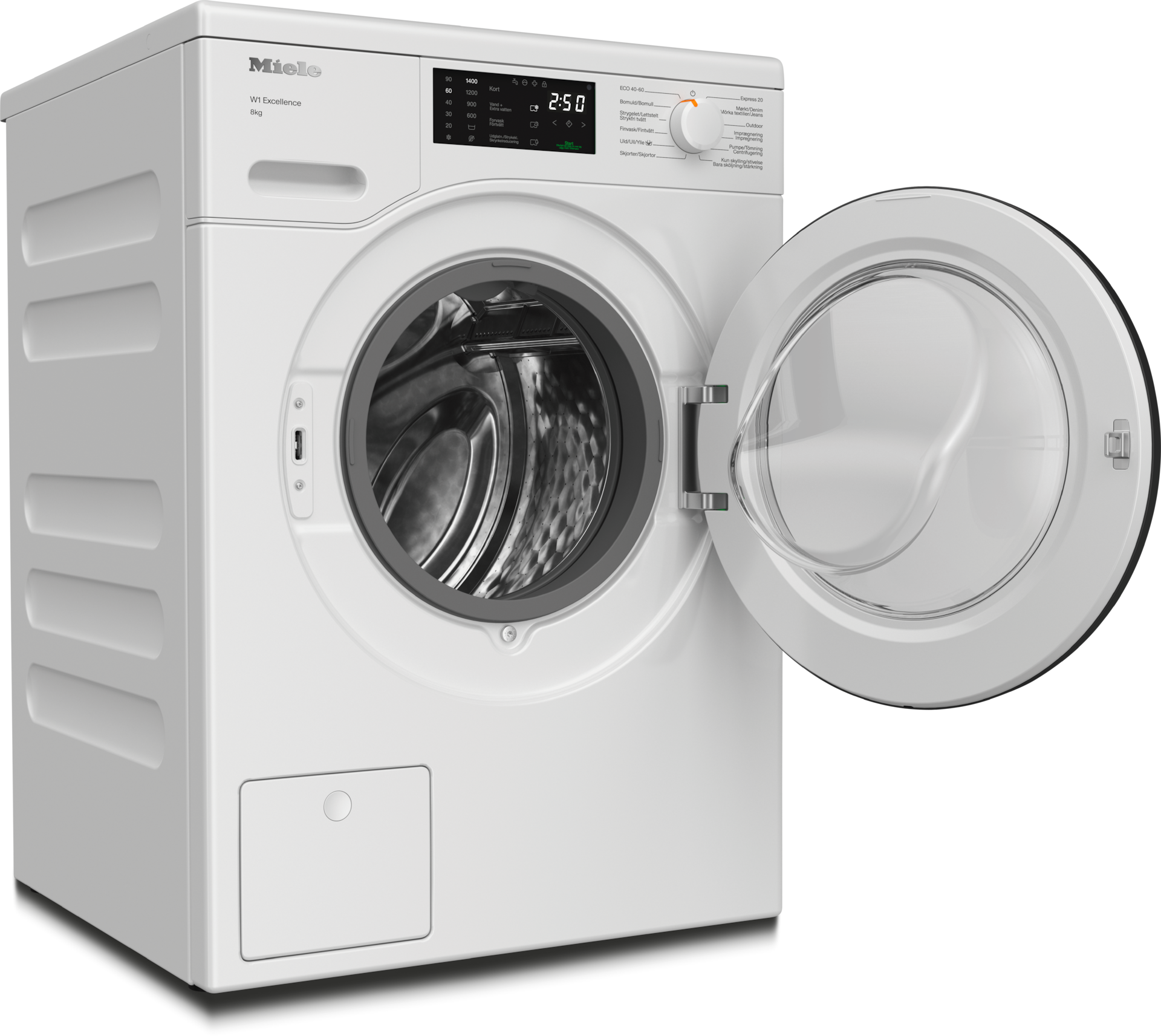 Tvättmaskiner - WED025 WCS 8kg Lotusvit - 2