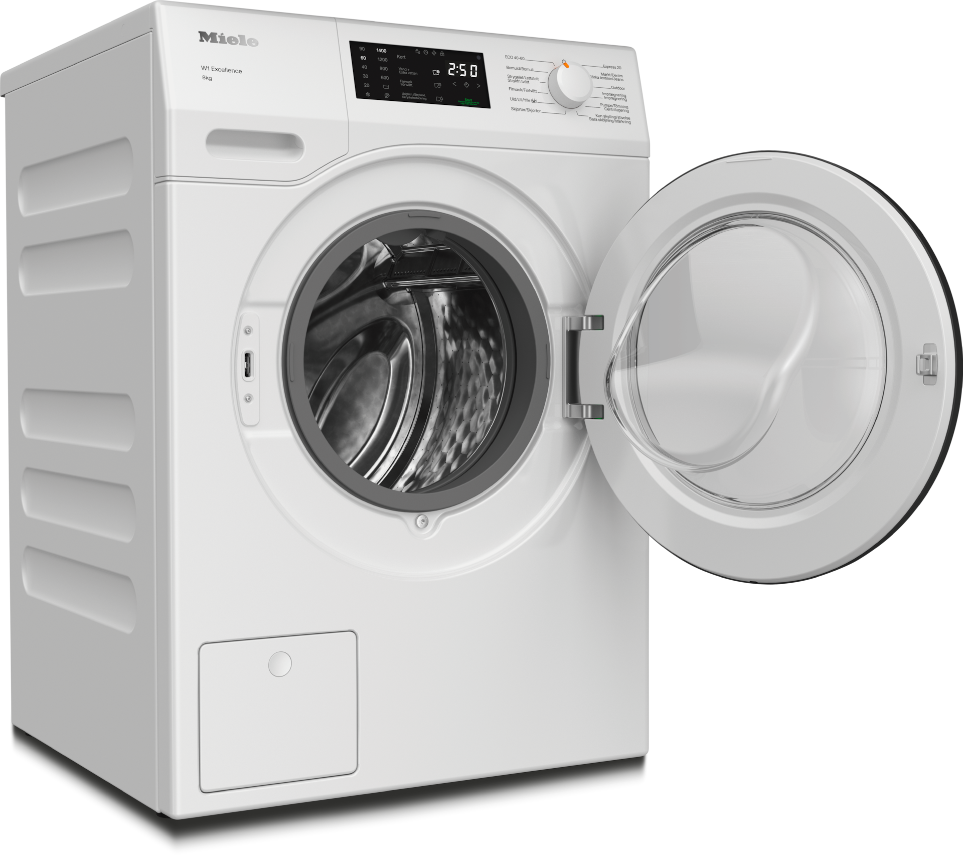 Tvättmaskiner - WED035 WCS 8kg Lotusvit - 2