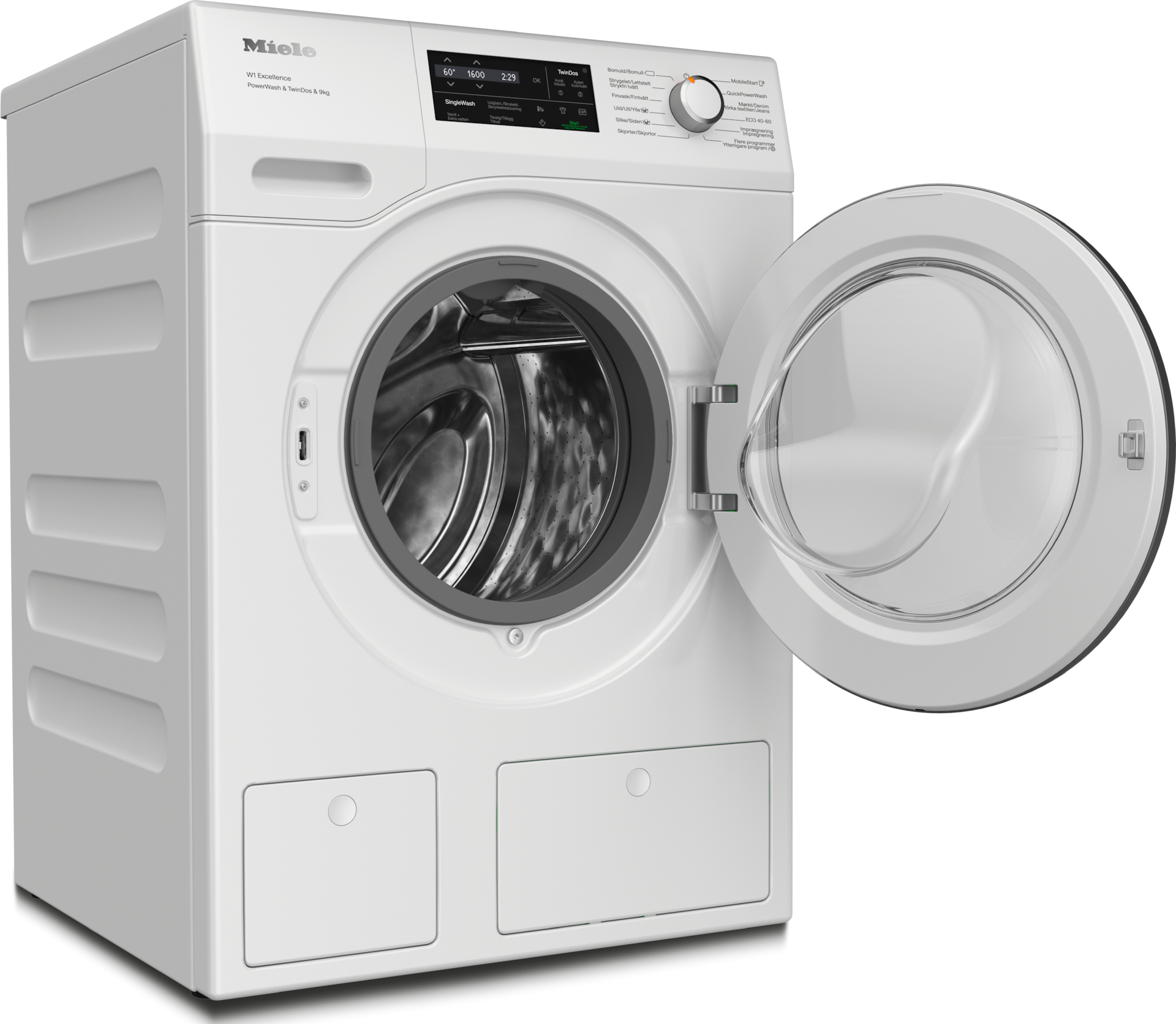 Tvättmaskiner - WEI875 WCS PWash&TDos&9kg Lotusvit - 2