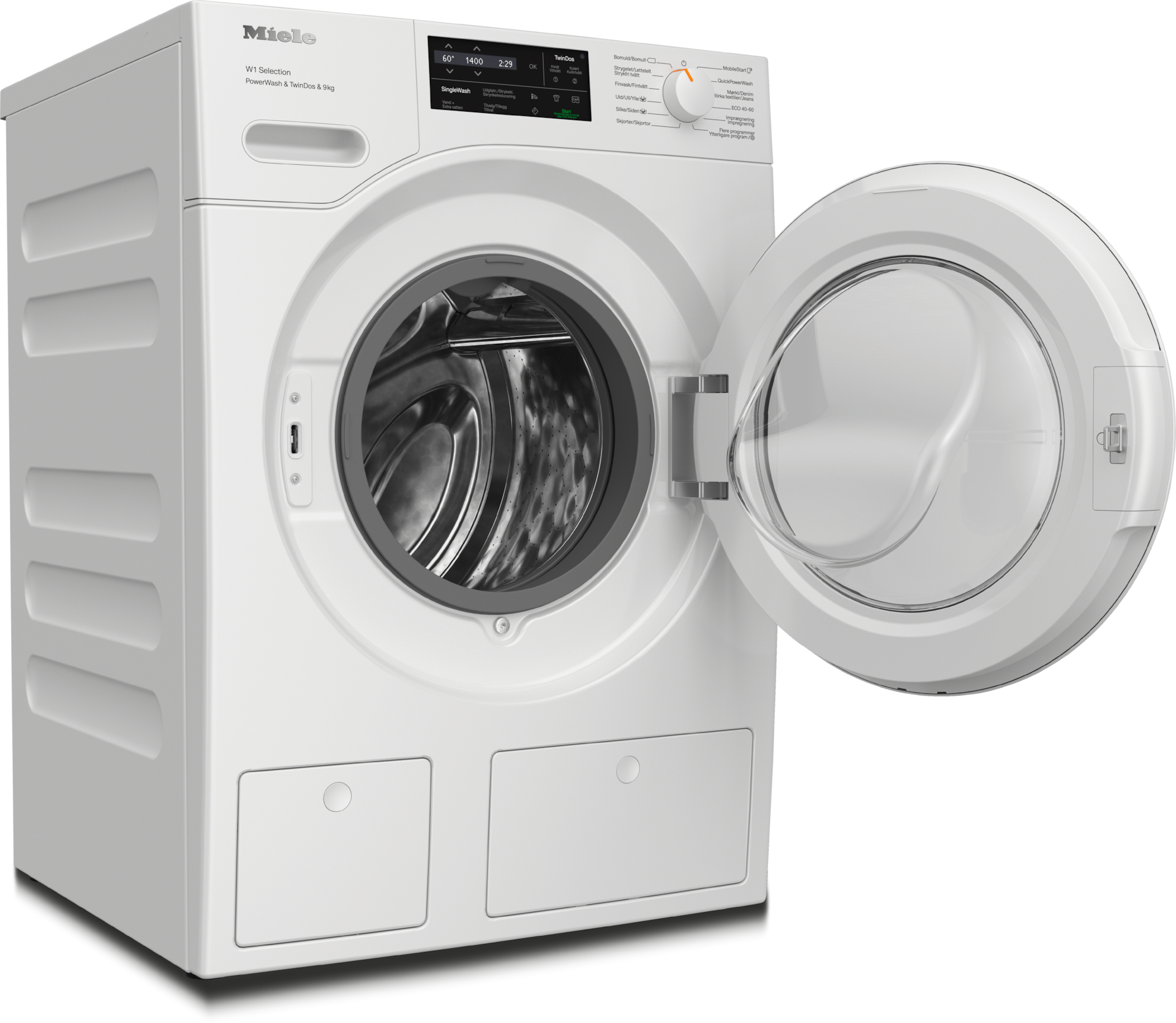 Tvättmaskiner - WSI863 WCS PWash&TDos&9kg Lotusvit - 2