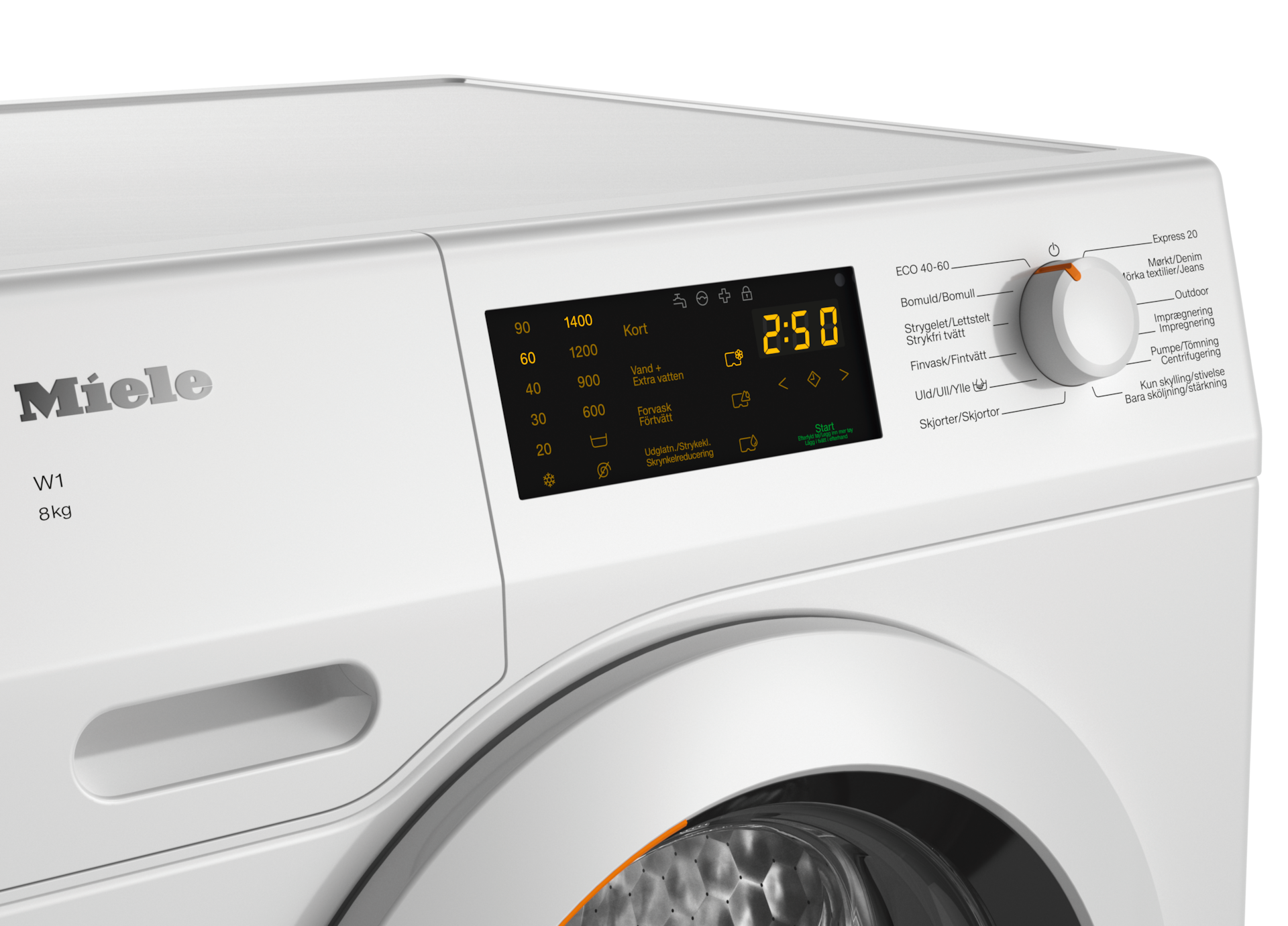 Tvättmaskiner - WCD030 WCS 8kg Lotusvit - 4