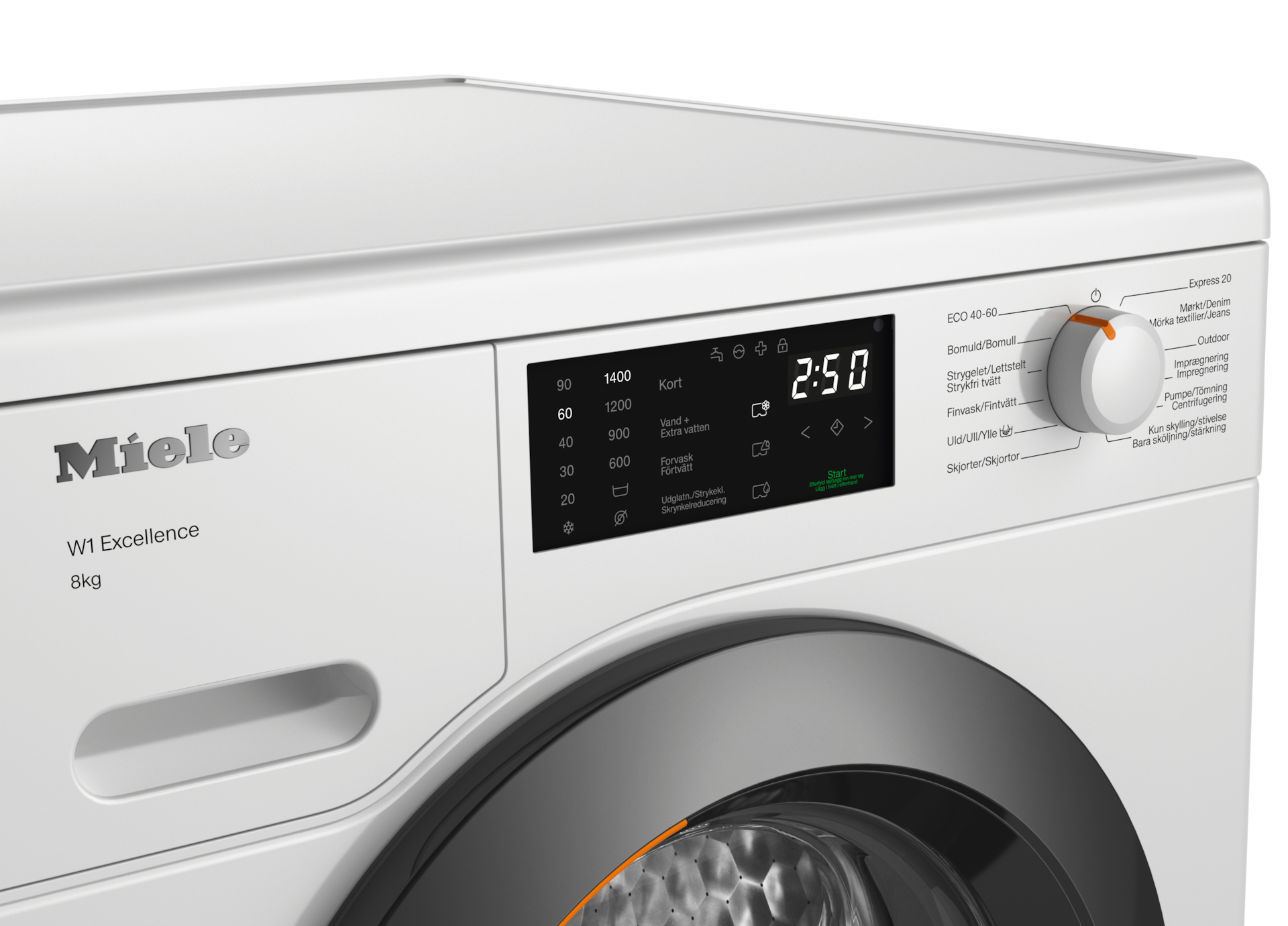 Vaskemaskiner - WED025 WCS 8kg Lotushvit - 4
