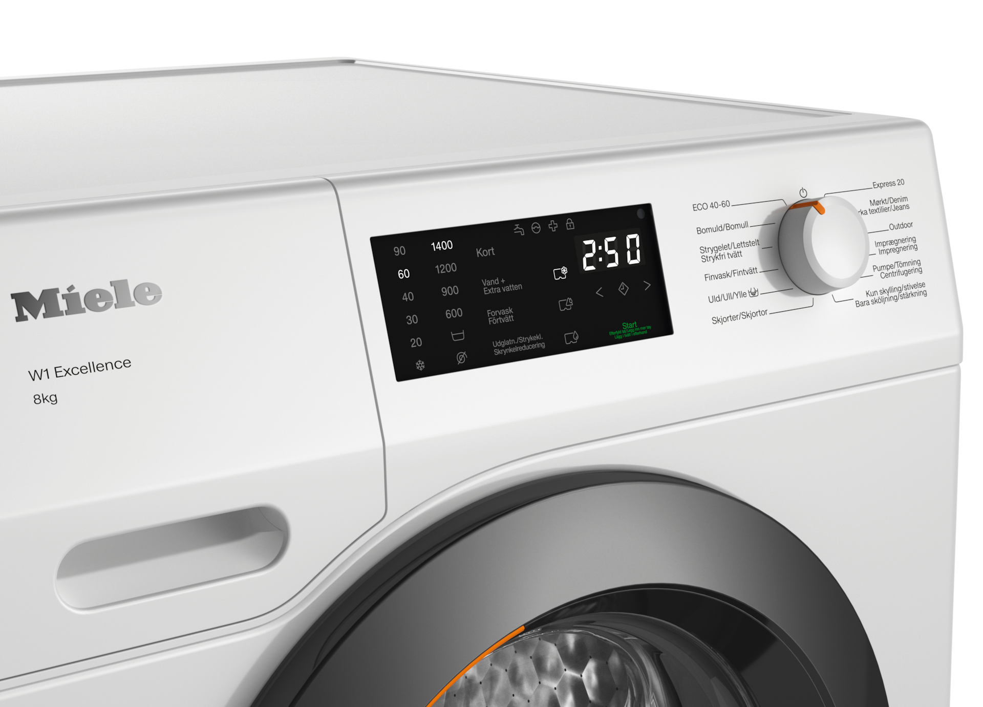 Vaskemaskiner - WED035 WCS 8kg Lotushvid - 4