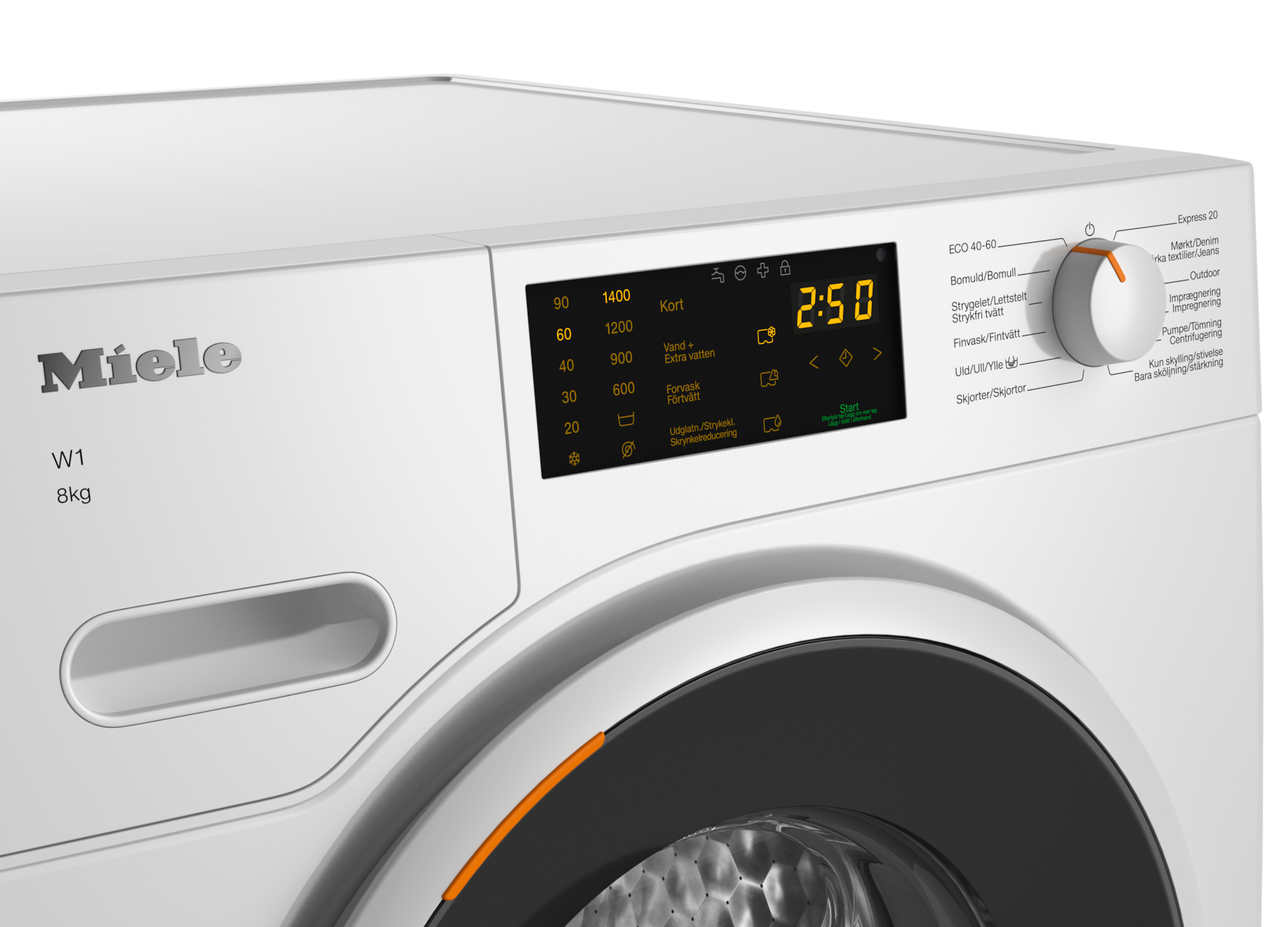 Vaskemaskiner - WWD020 WCS 8kg Lotushvit - 4