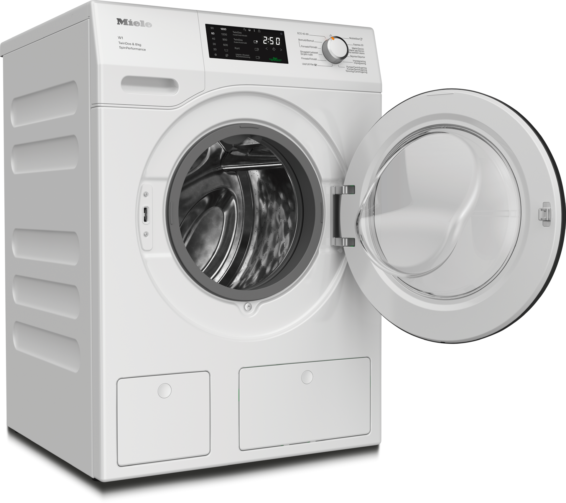 Tvättmaskiner - WCF674 WCS TDos&8kg Lotusvit - 2