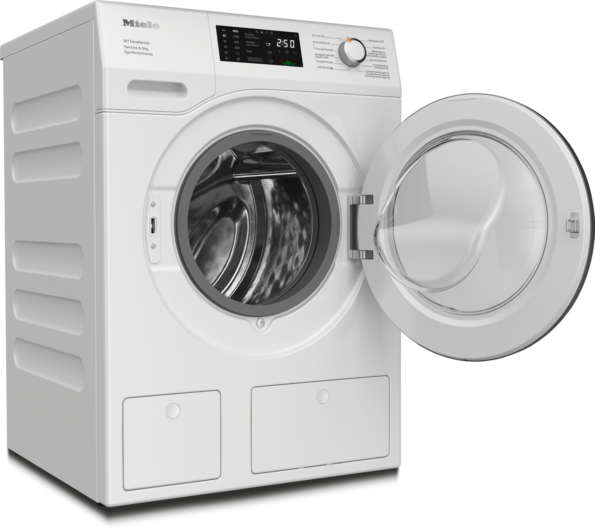 Tvättmaskiner - WEF674 WCS TDos&8kg Lotusvit - 2