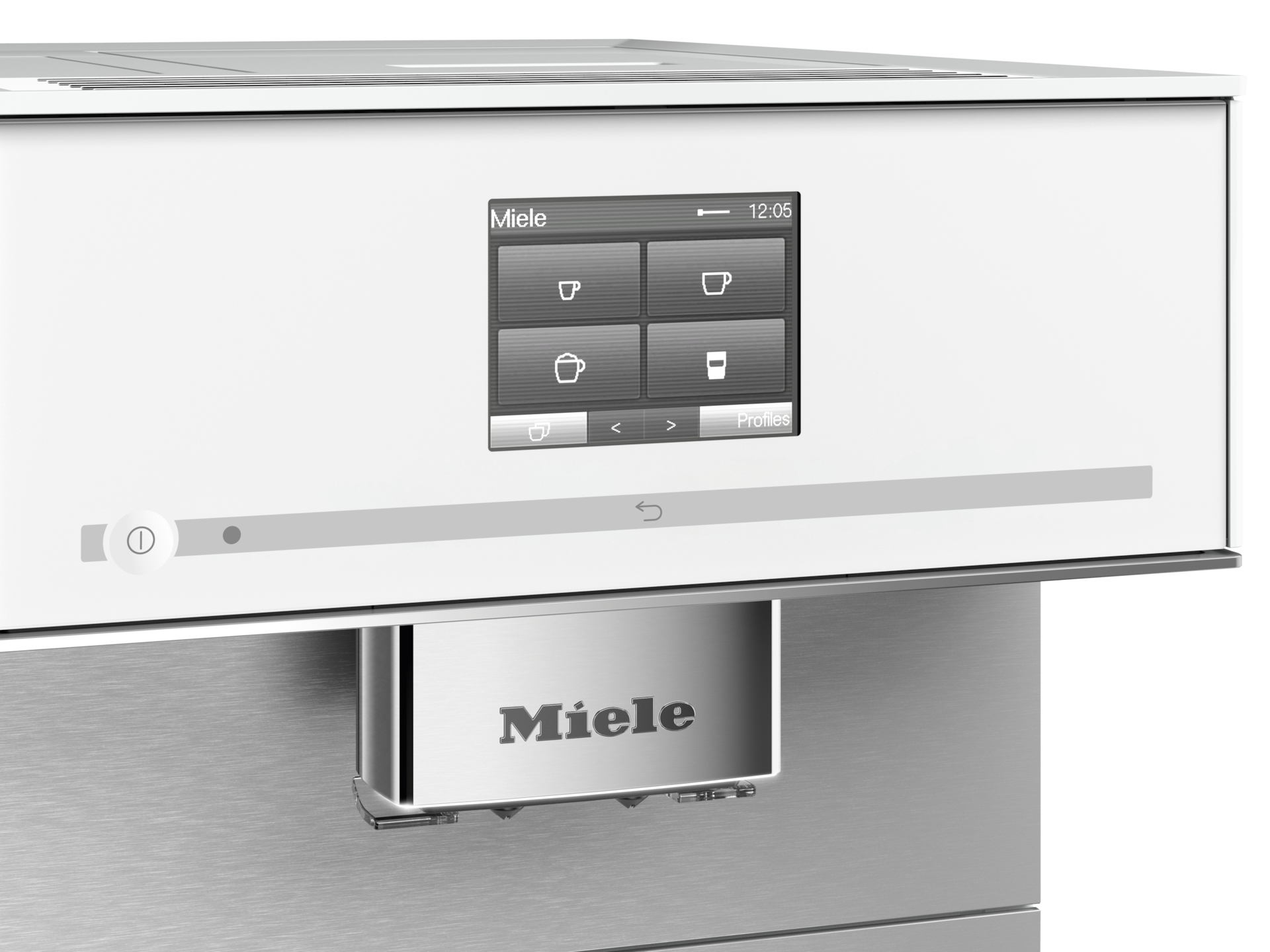 Miele - CM 7350 CoffeePassion Brillantweiß – Kaffeevollautomaten