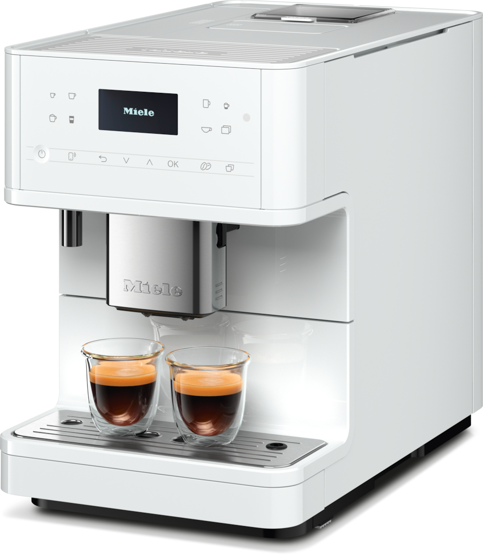 Miele CM 6160 MilkPerfection Lotosweiß Kaffeevollautomaten