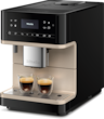 CM 6360 MilkPerfection Obsidian Black Benchtop coffee machine product photo Front View2 S