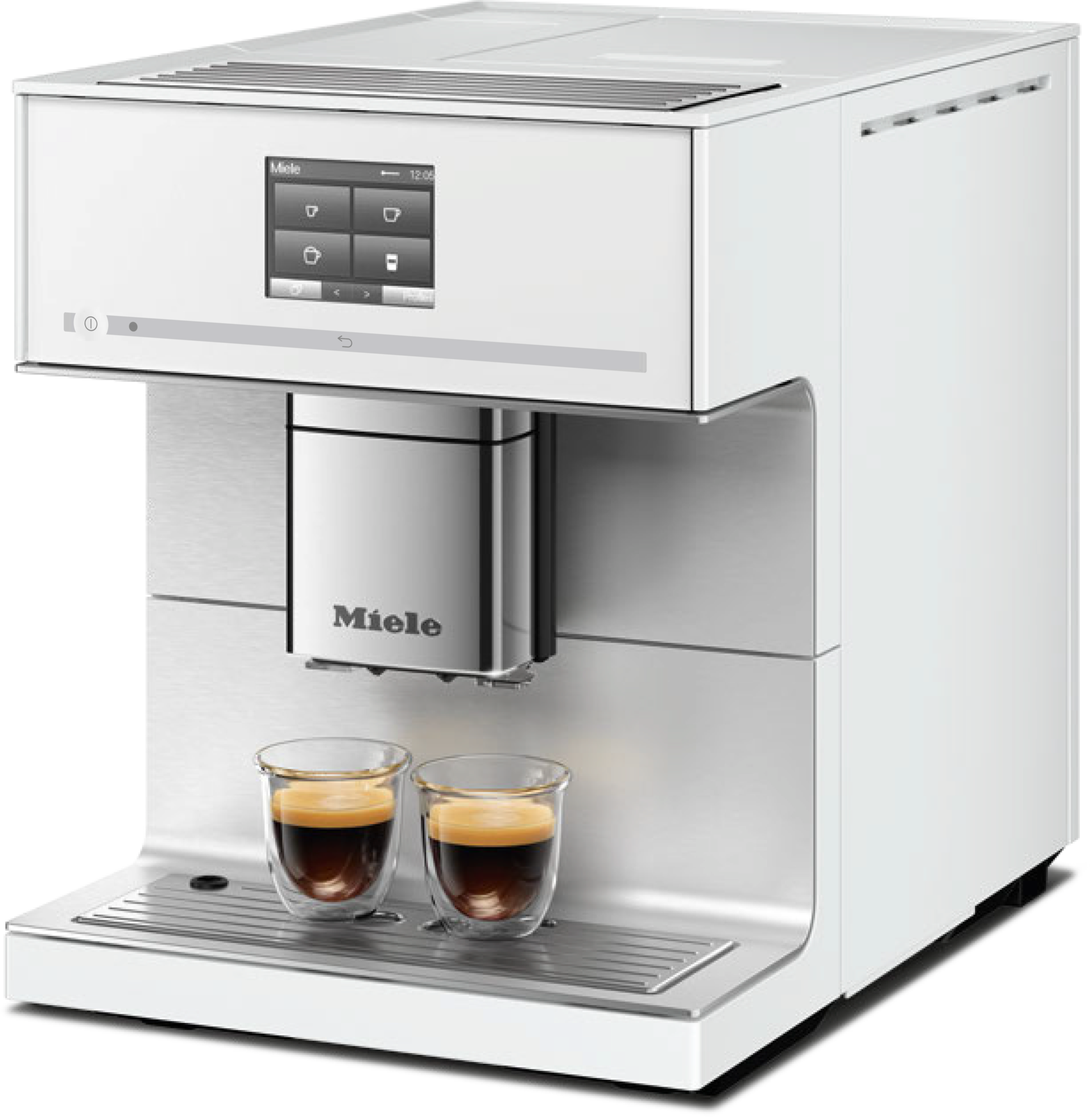Kahvikeskukset - CM 7350 CoffeePassion brilliant-valkoinen - 2