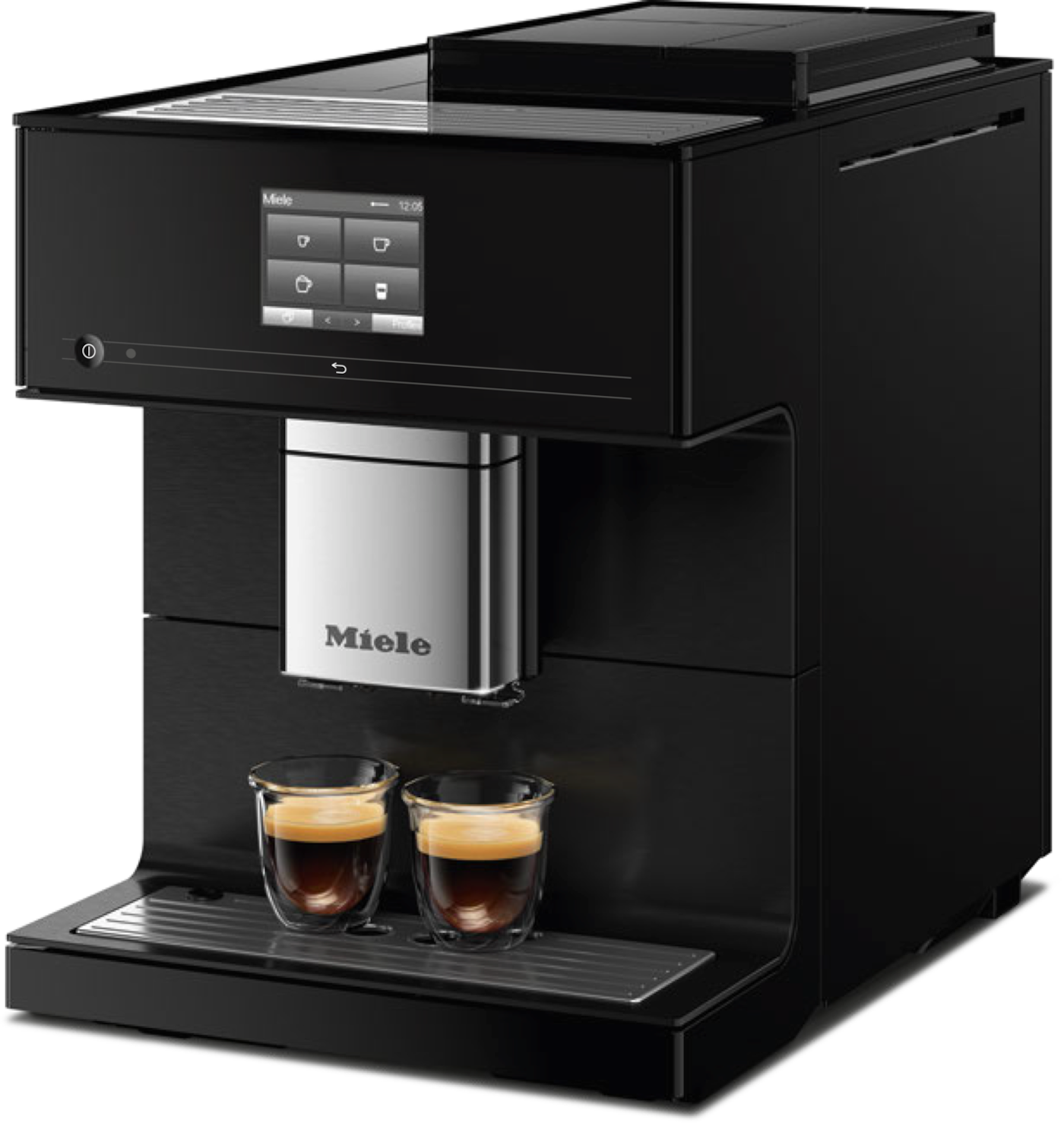 CM 7750 Benchtop coffee machine - Obsidian Black product photo Front View3 ZOOM