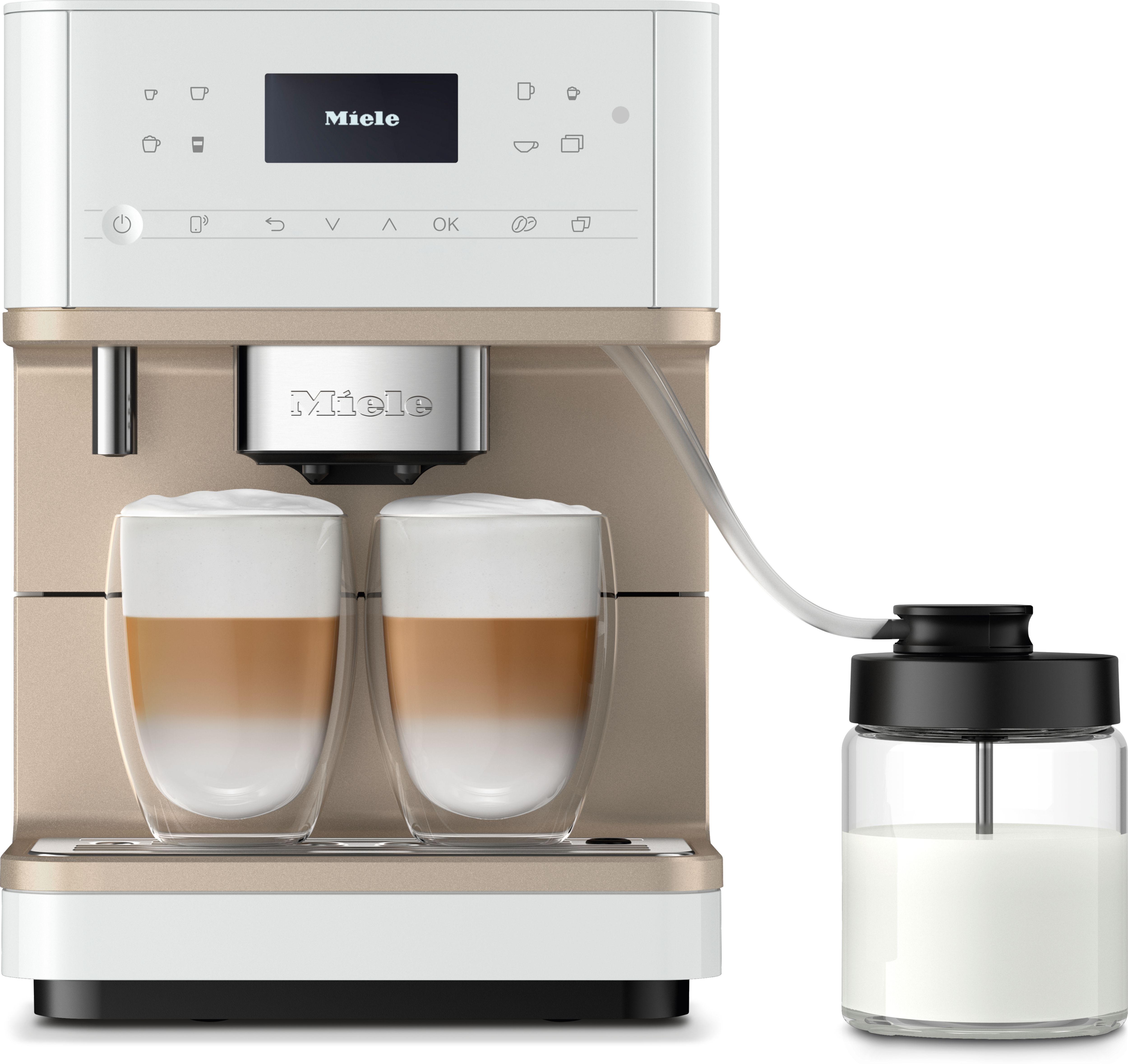 Coffee Machines - CM 6360 MilkPerfection - Lotus white-CM