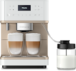 CM 6360 MilkPerfection Lotus White Benchtop coffee machine product photo