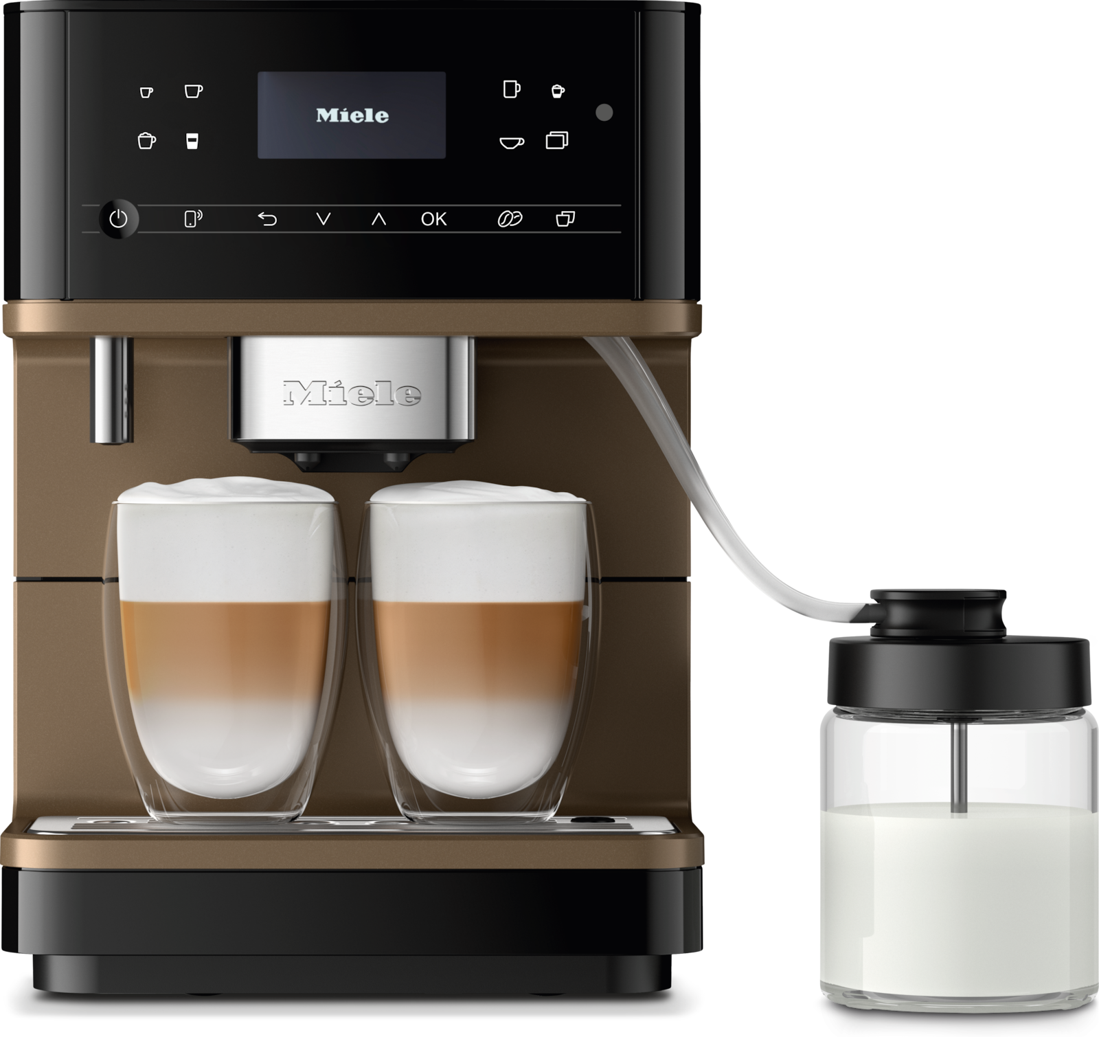 Espressomaskiner - CM 6360 MilkPerfection Obsidiansort BronzePearlFinish - 1