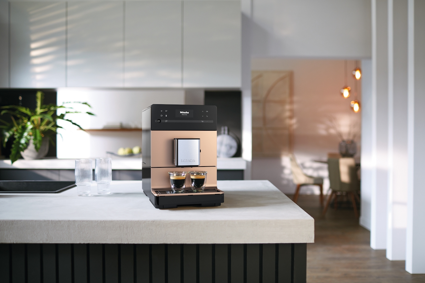 CM 5510 Silence Benchtop coffee machine - Rose Gold product photo View32 ZOOM