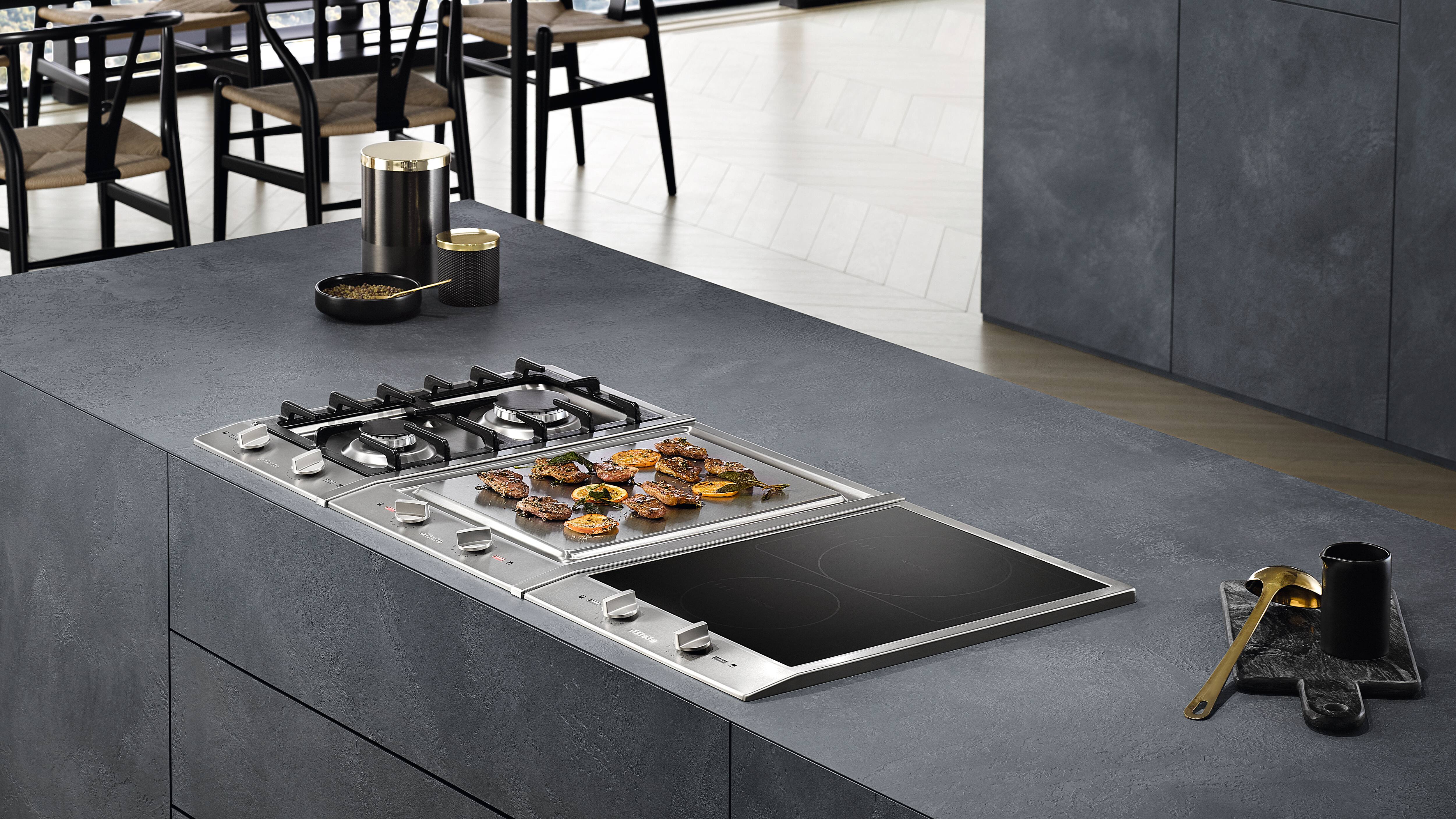 miele gas and induction cooktop