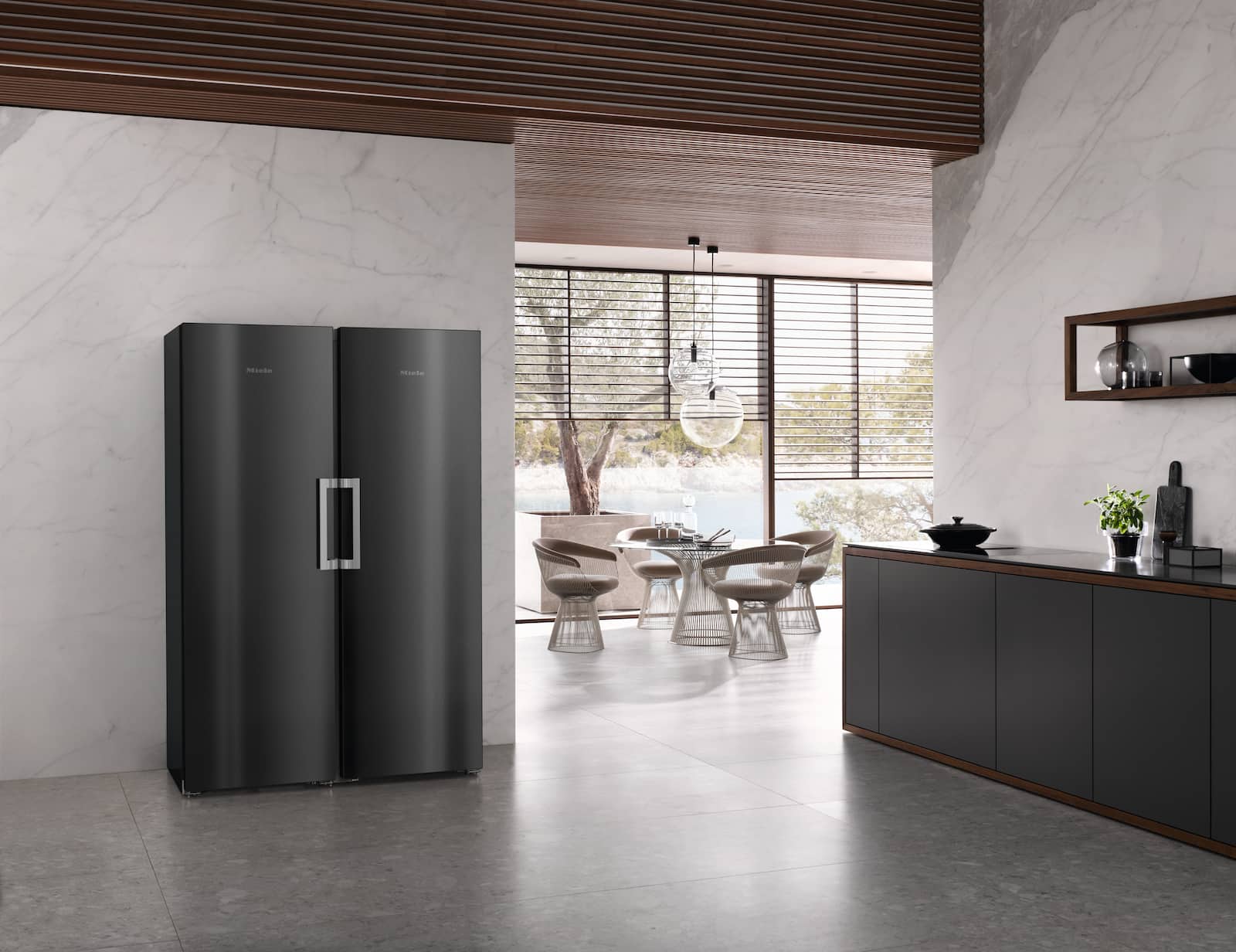 Réfrigérateurs/congélateurs - KS 4783 DD Porte blacksteel - 6