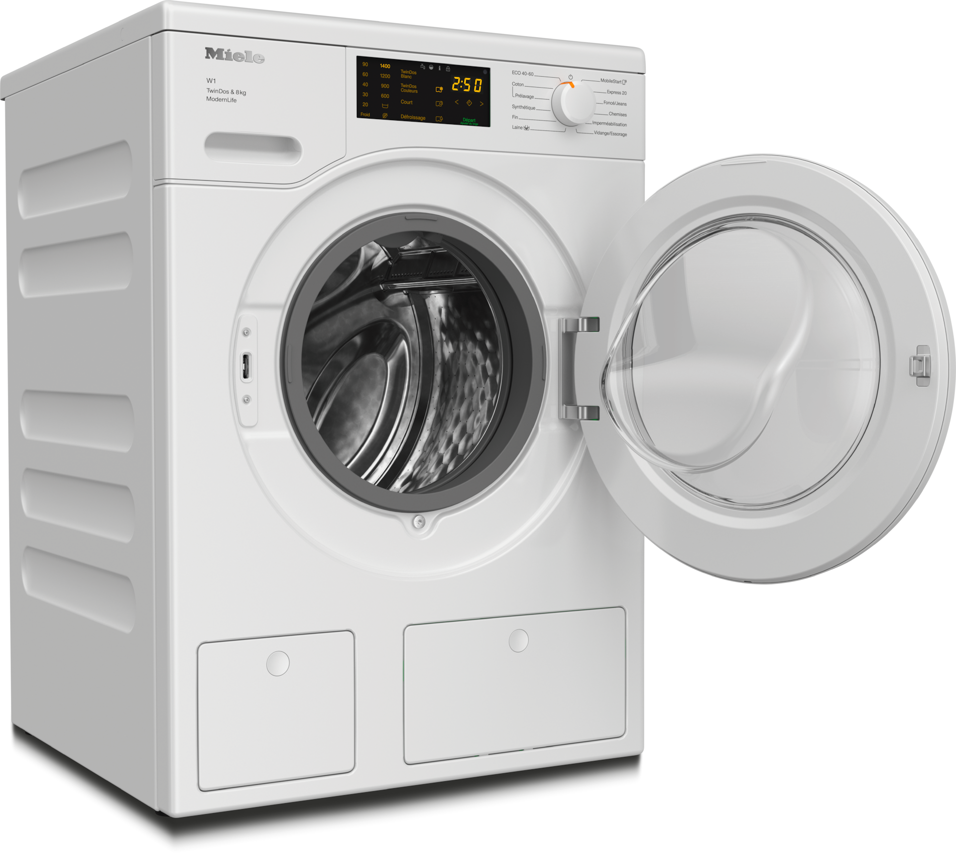 Lave-linge - WCD660 WCS TDos&8kg Blanc lotus - 2