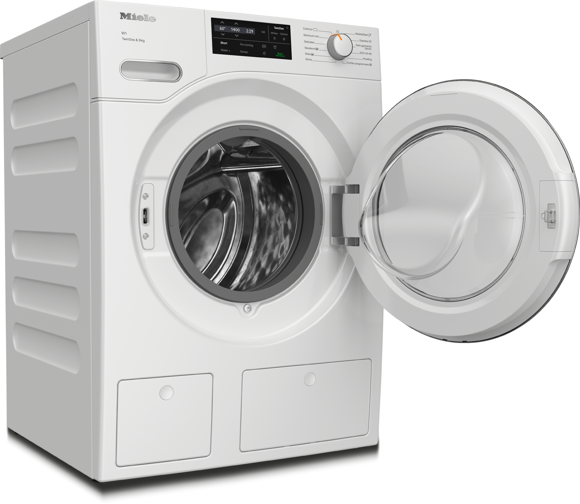 Πλυντήρια ρούχων - WWG760 WPS TDos&9kg Λευκό λωτού - 2