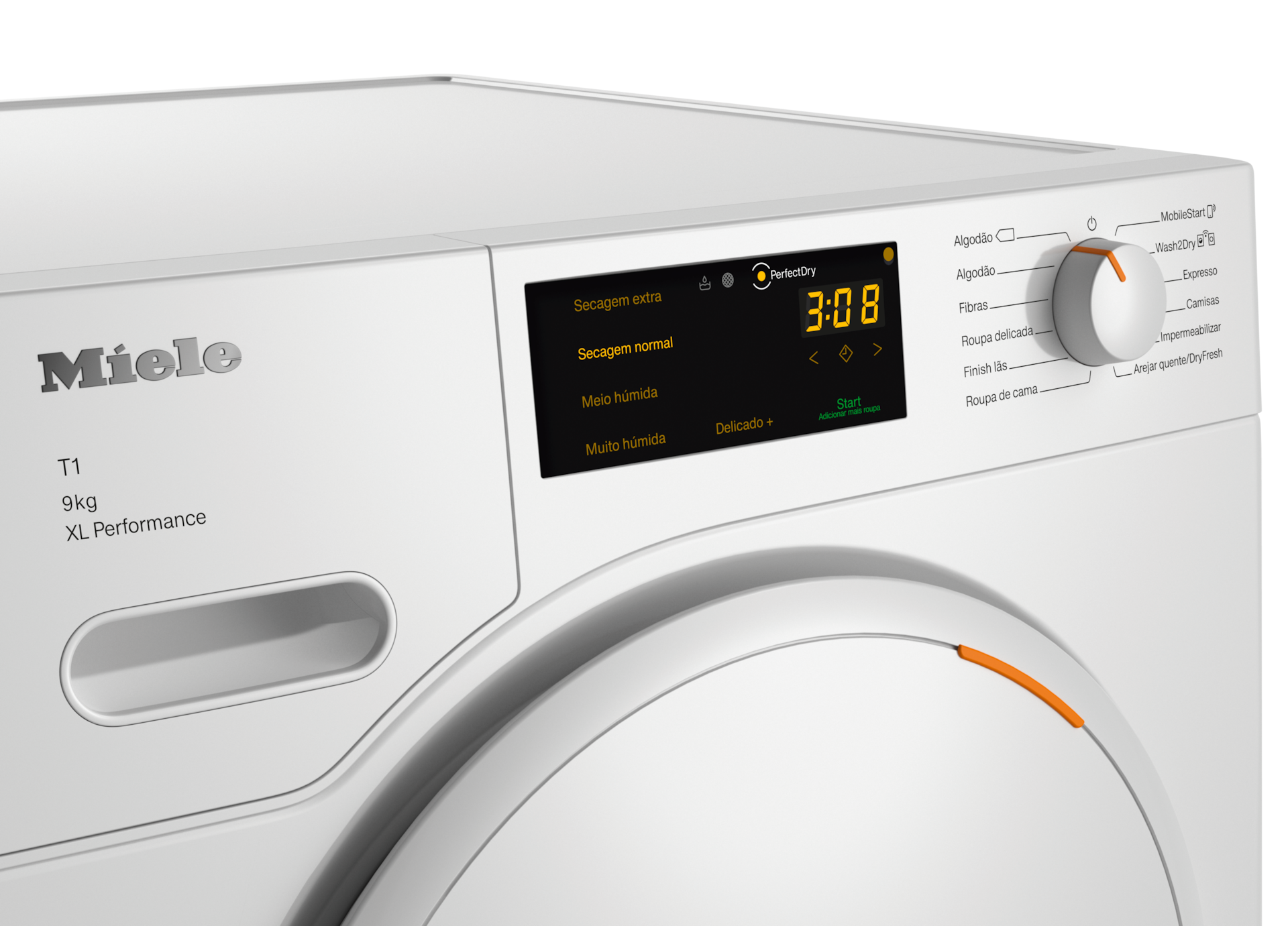 Máquinas de secar roupa - TWC364WP 9kg Branco lótus - 4
