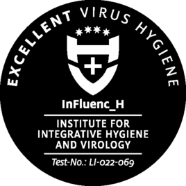 Eficaz contra vírus: cientificamente confirmado