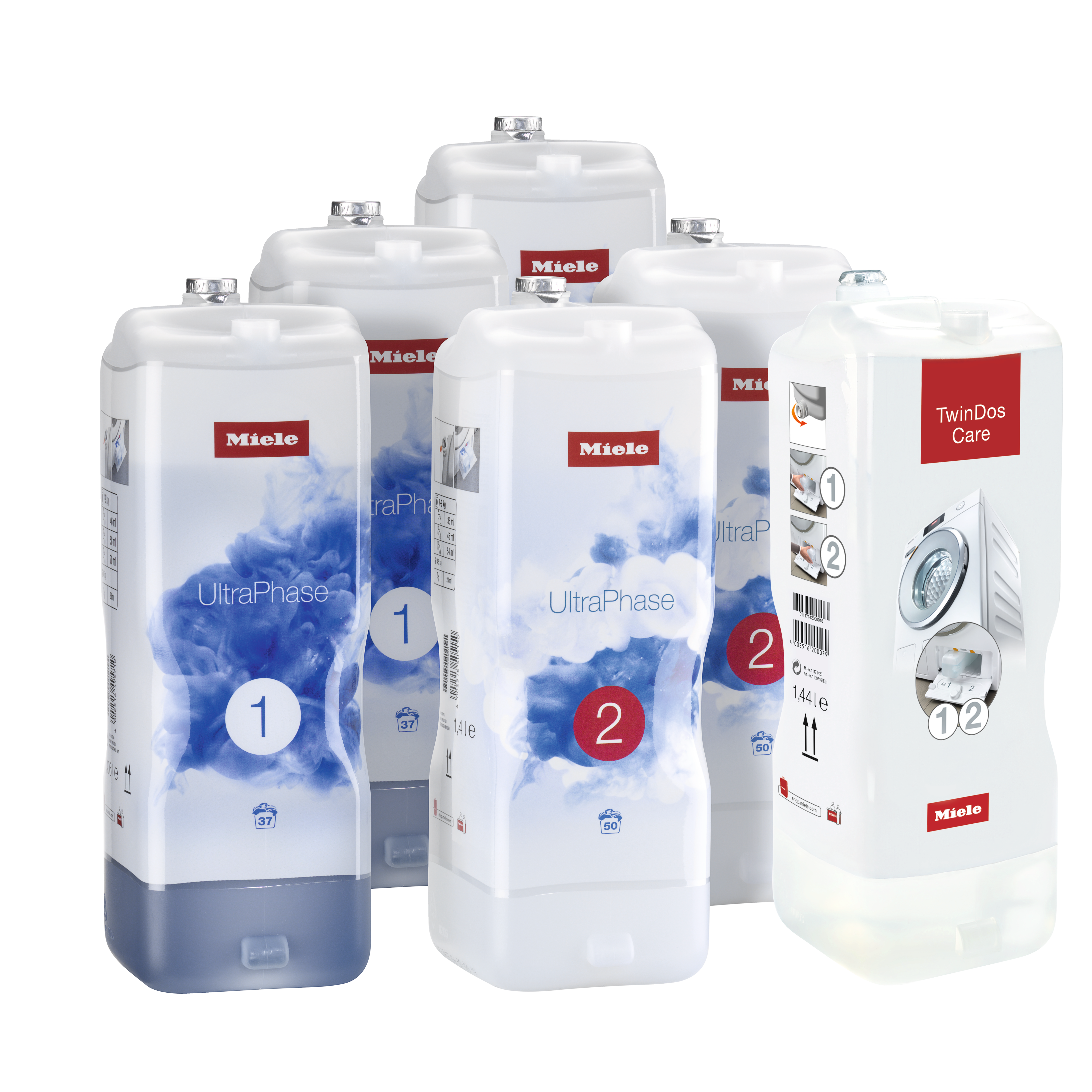 Detergentes - W1 UltraPhase - Set 5x UltraPhase + TwinDos Care